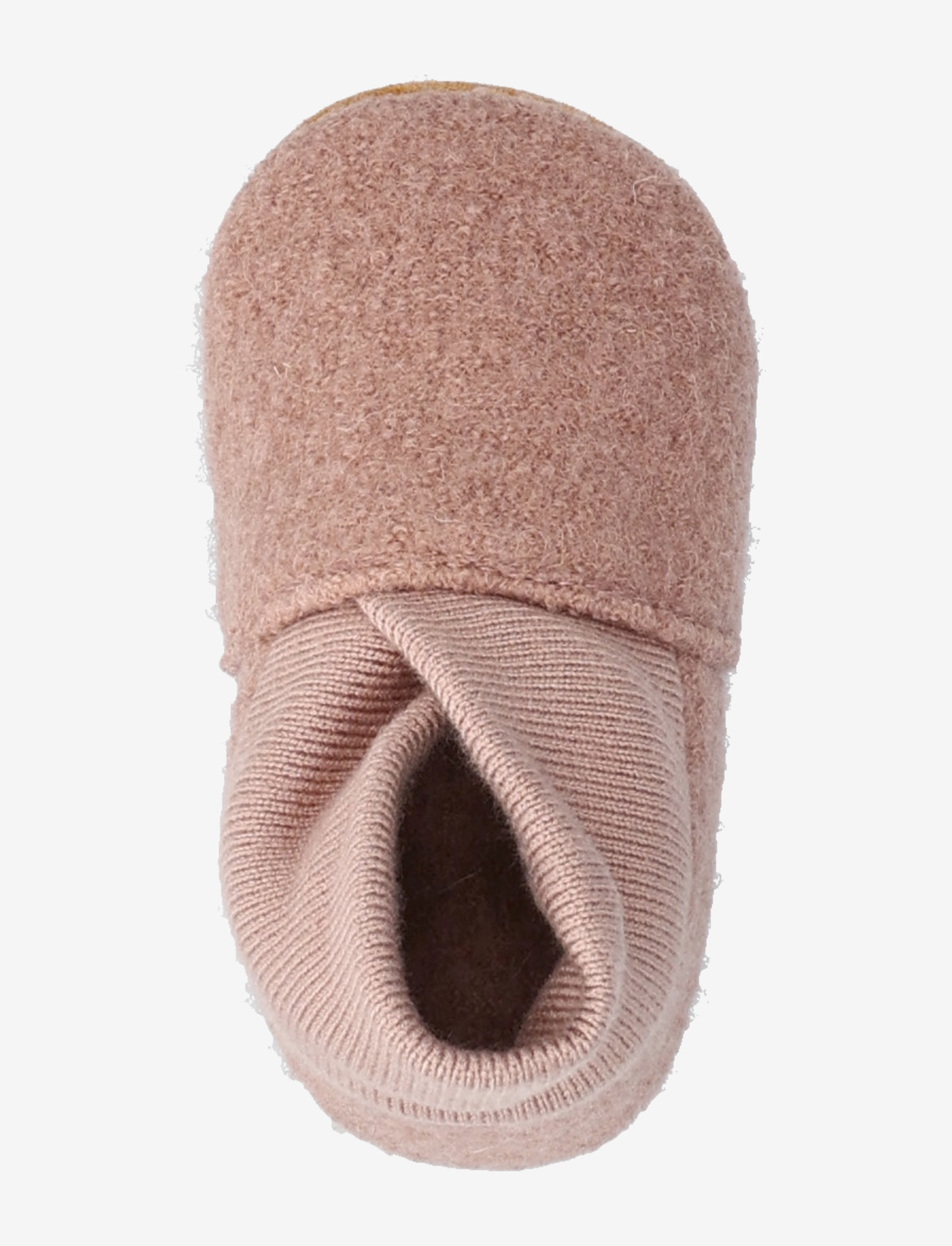 En Fant - Wool Slippers w. Rib - hjemmesko - bark - 3