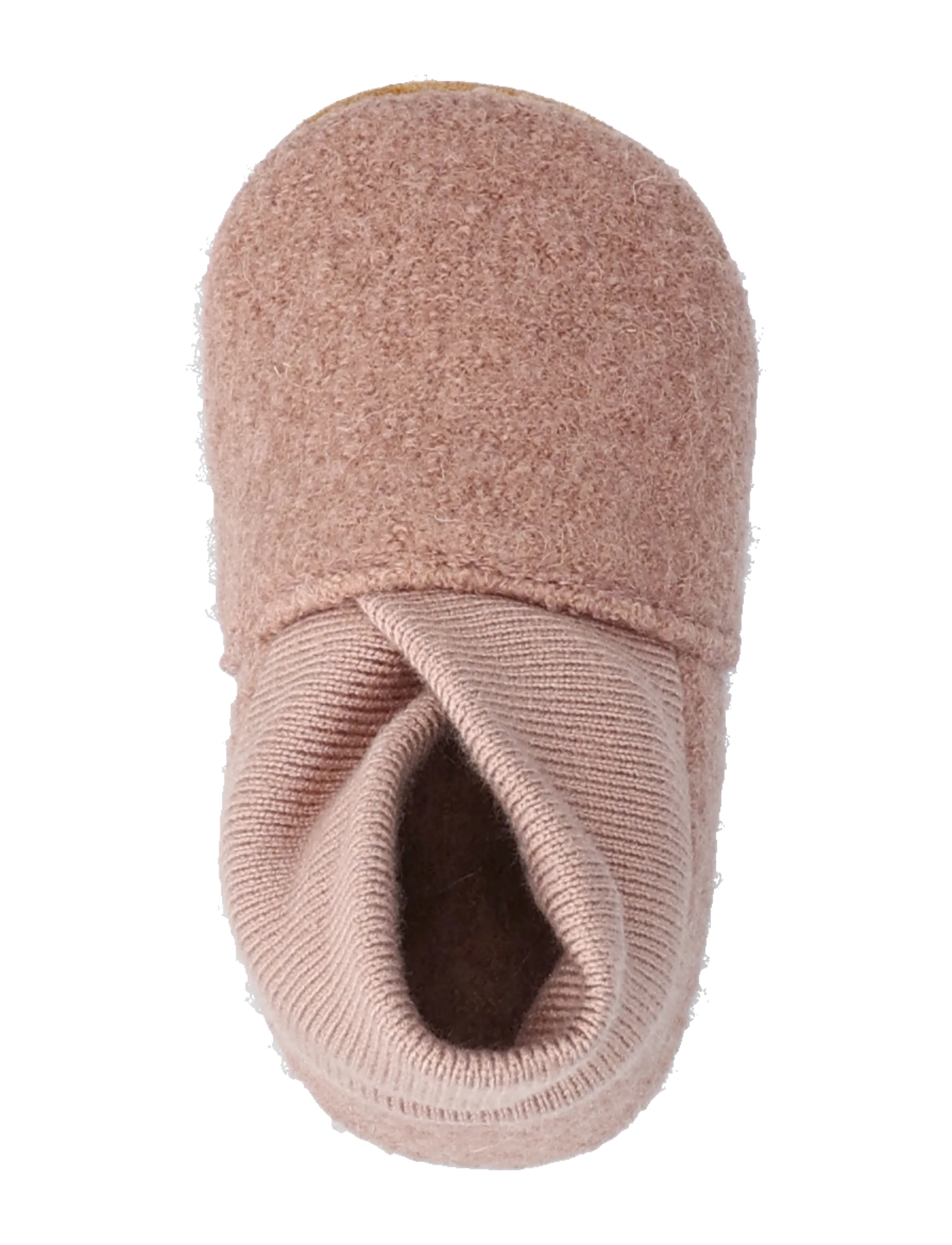 En Fant - Wool Slippers w. Rib - inneskor - bark - 3