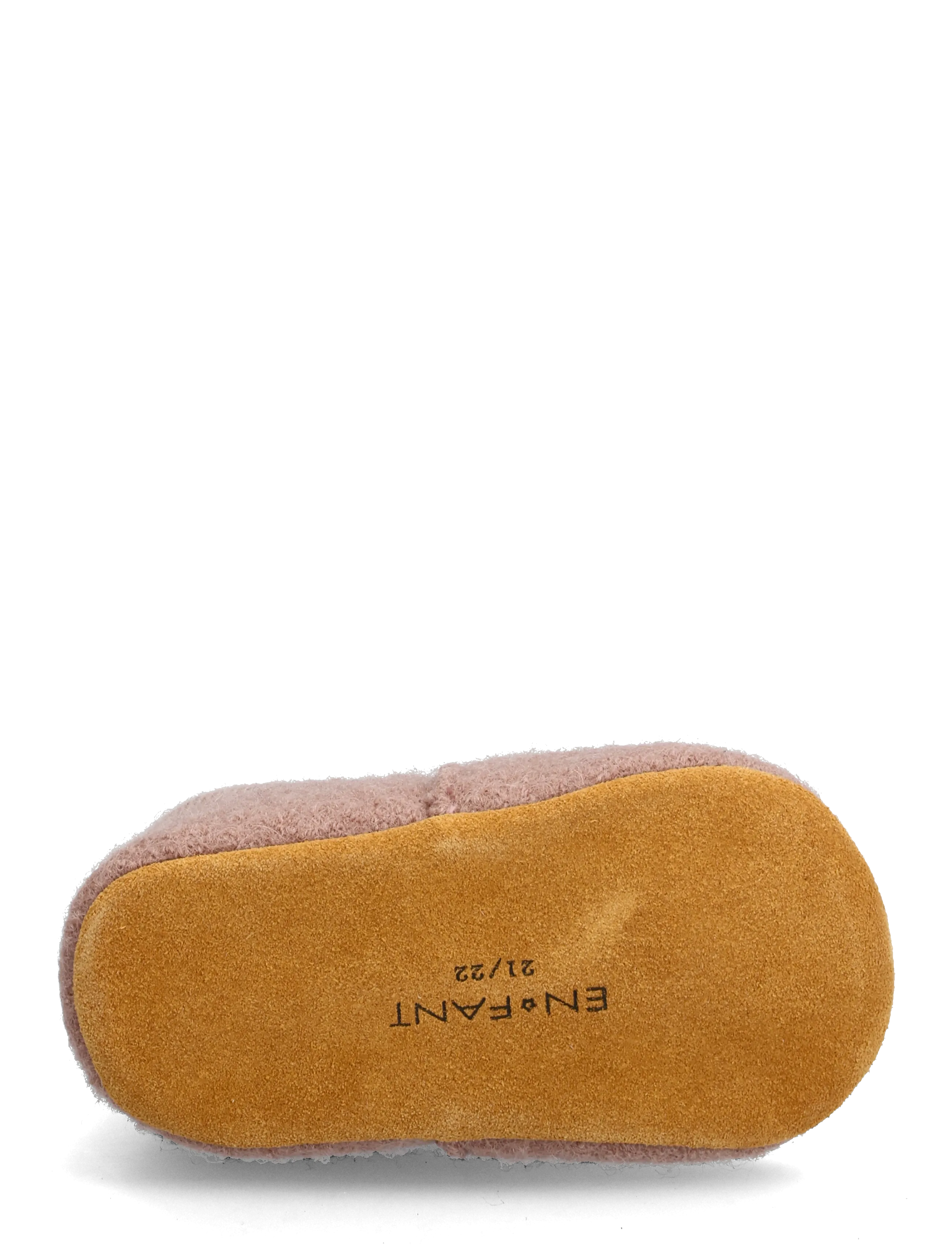 En Fant - Wool Slippers w. Rib - inneskor - bark - 4