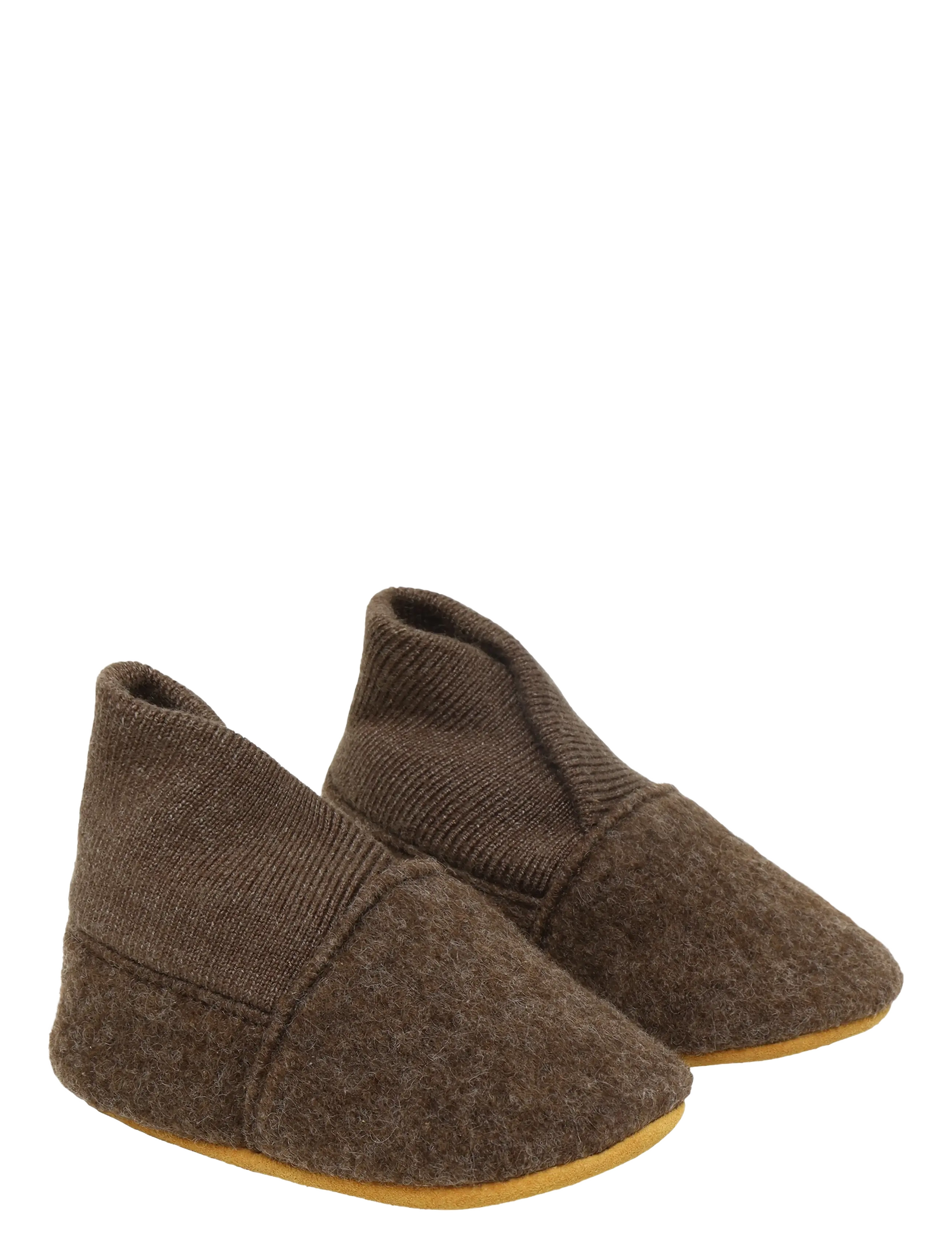 En Fant Wool Slippers w. Rib - En Fant - CARAFE / brown