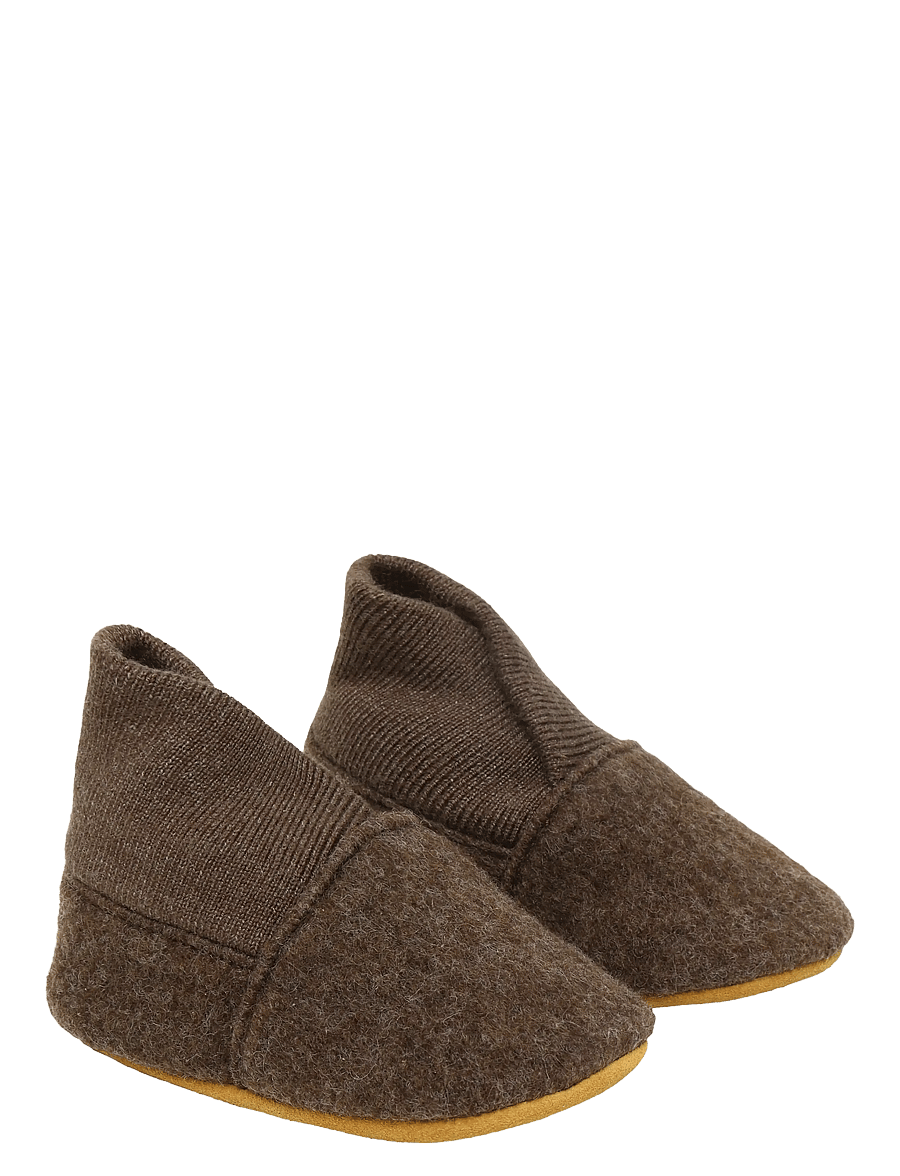 En Fant - Wool Slippers w. Rib - hausschuhe - carafe - 0