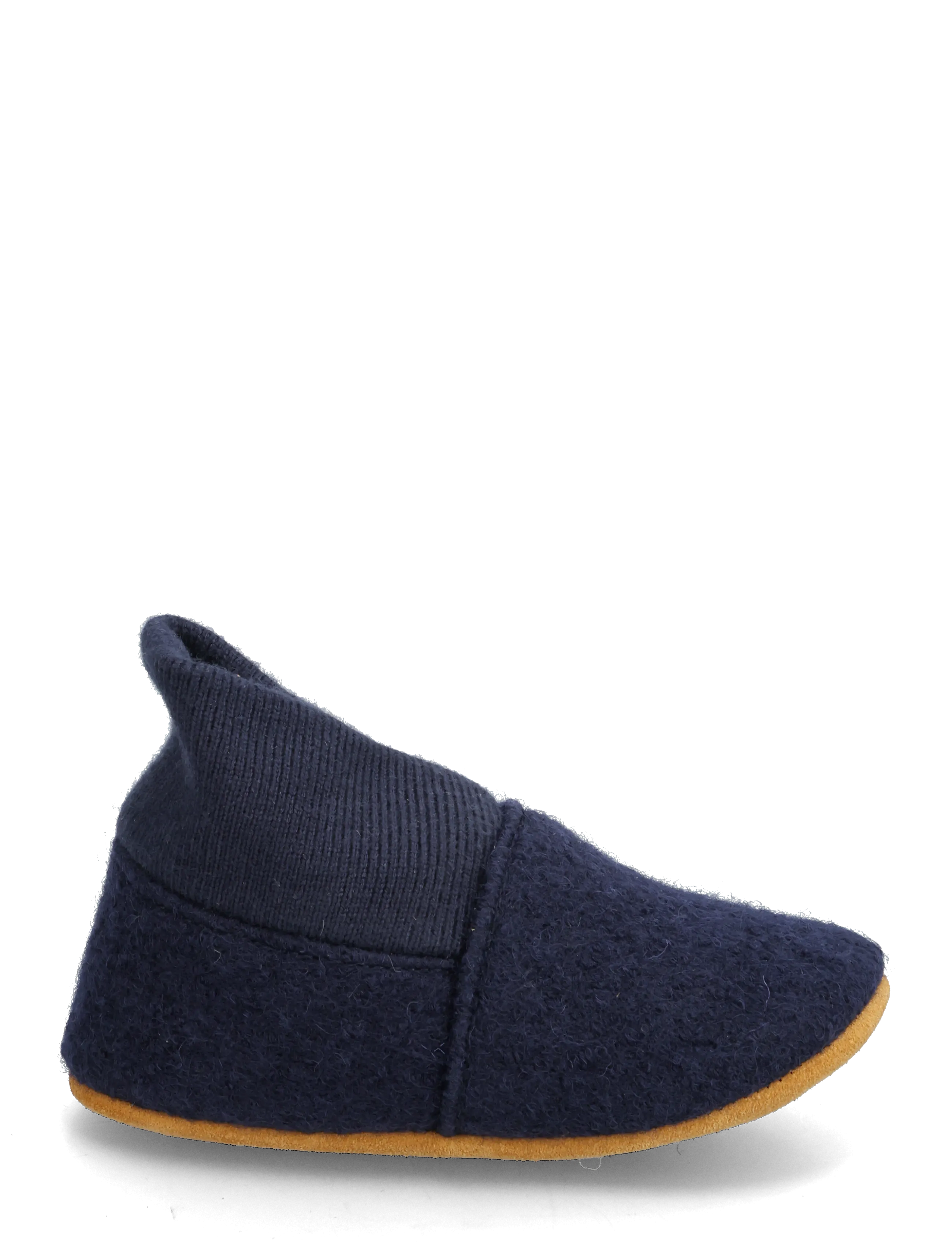 En Fant - Wool Slippers w. Rib - hjemmesko - navy - 1