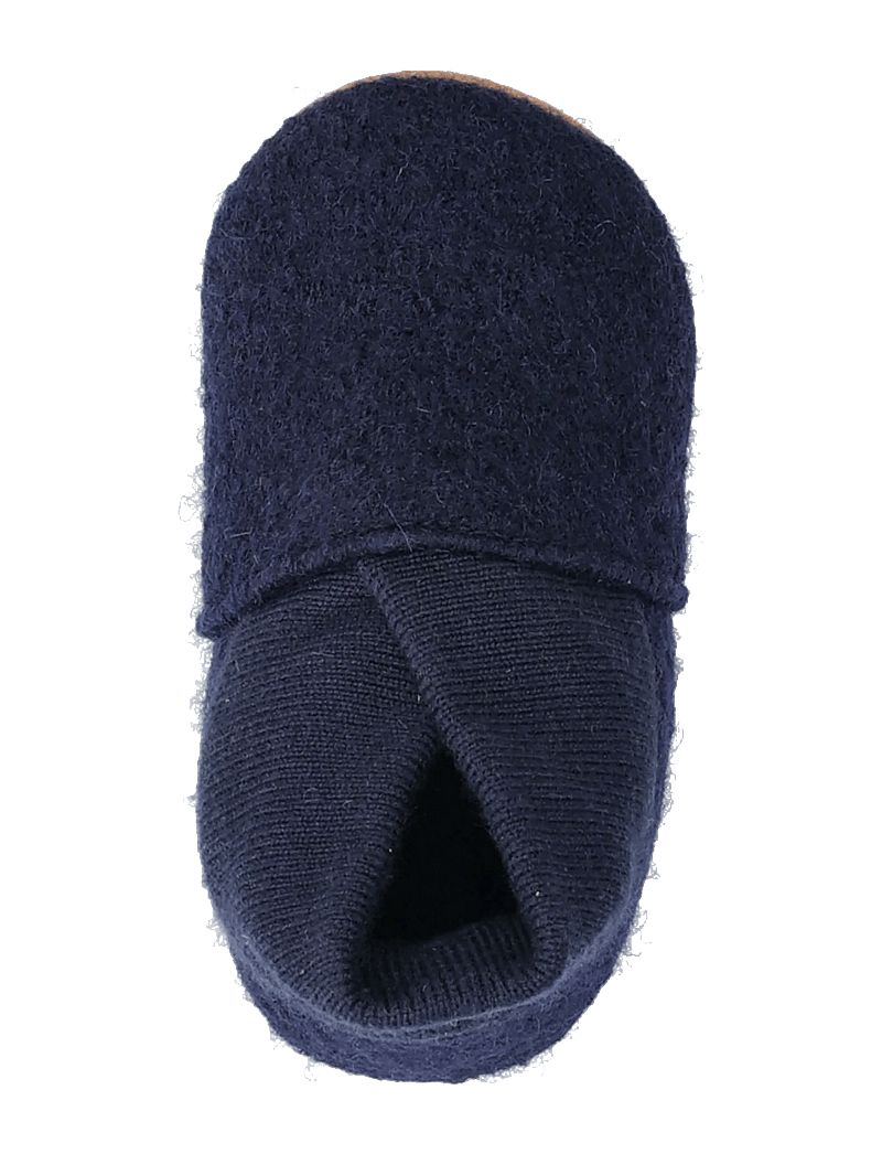 En Fant - Wool Slippers w. Rib - inneskor - navy - 3