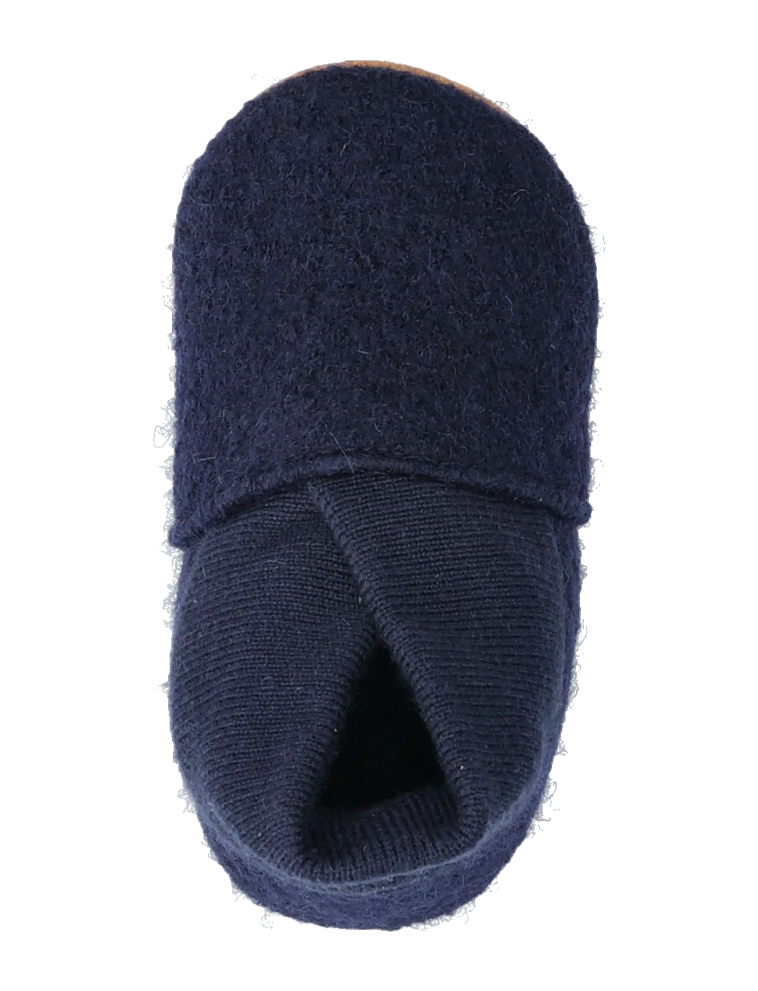 En Fant - Wool Slippers w. Rib - hjemmesko - navy - 3