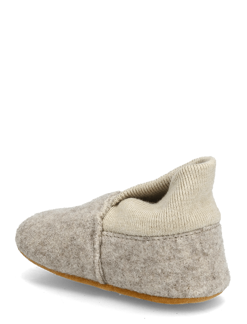En Fant - Wool Slippers w. Rib - hausschuhe - sand melange - 2