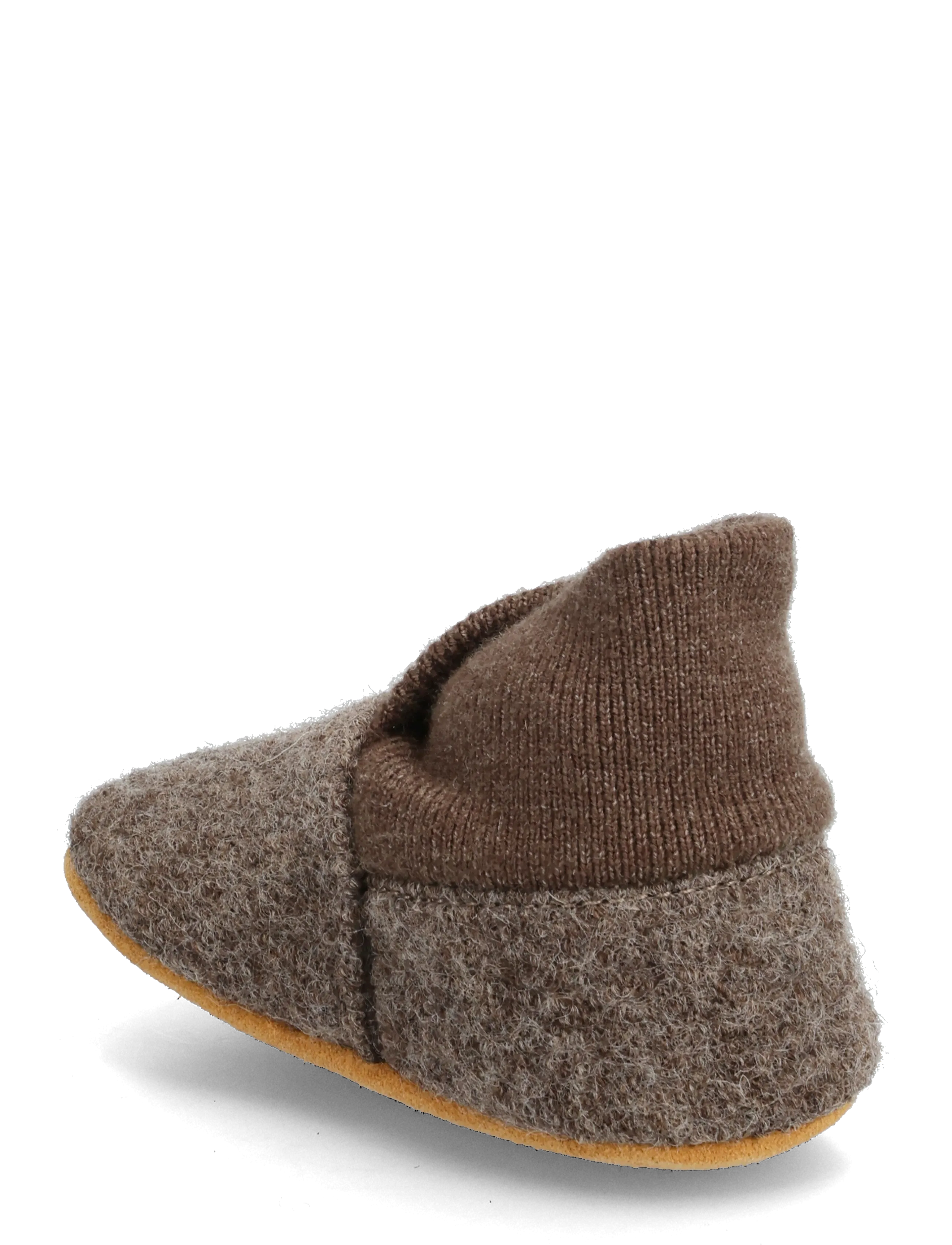 En Fant - Wool Slippers w. Rib - tøfler - walnut - 3