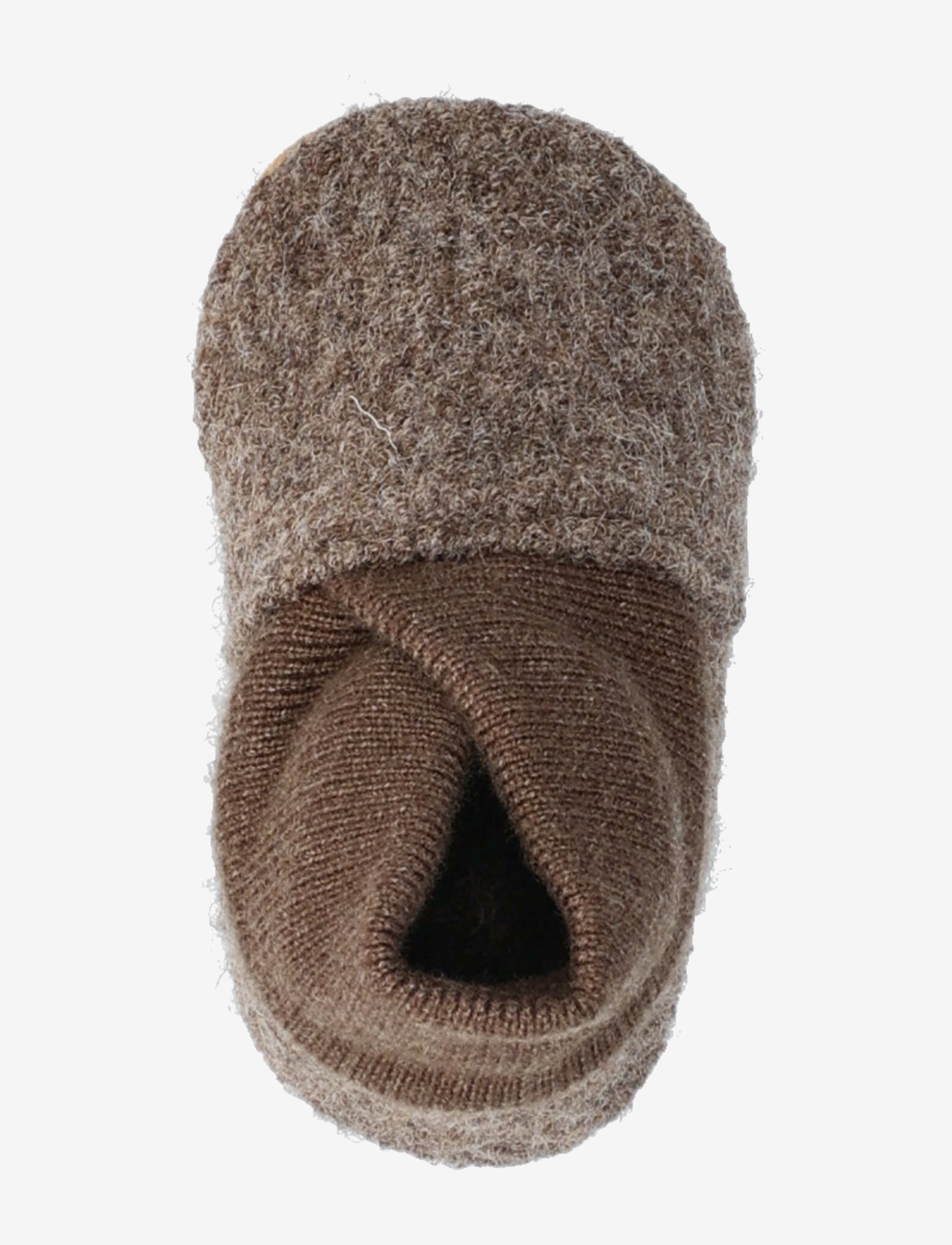 En Fant - Wool Slippers w. Rib - inneskor - walnut - 4