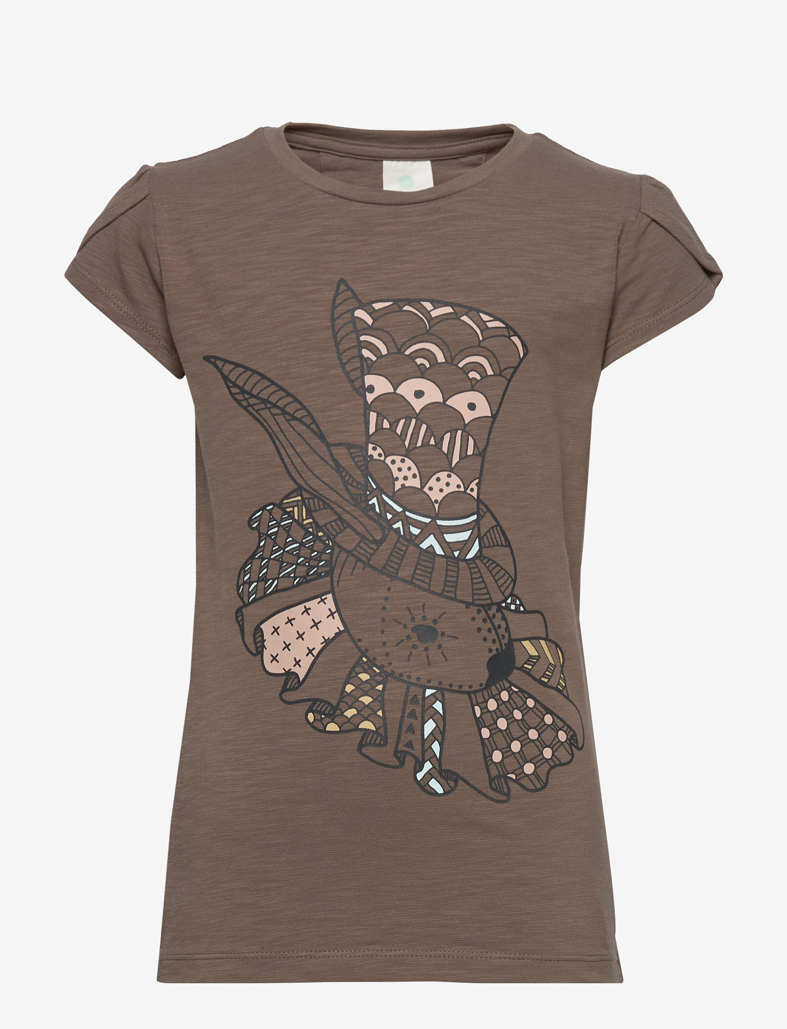 EN FANT Gate Ss T-Shirt Braun - 62 - Kinder