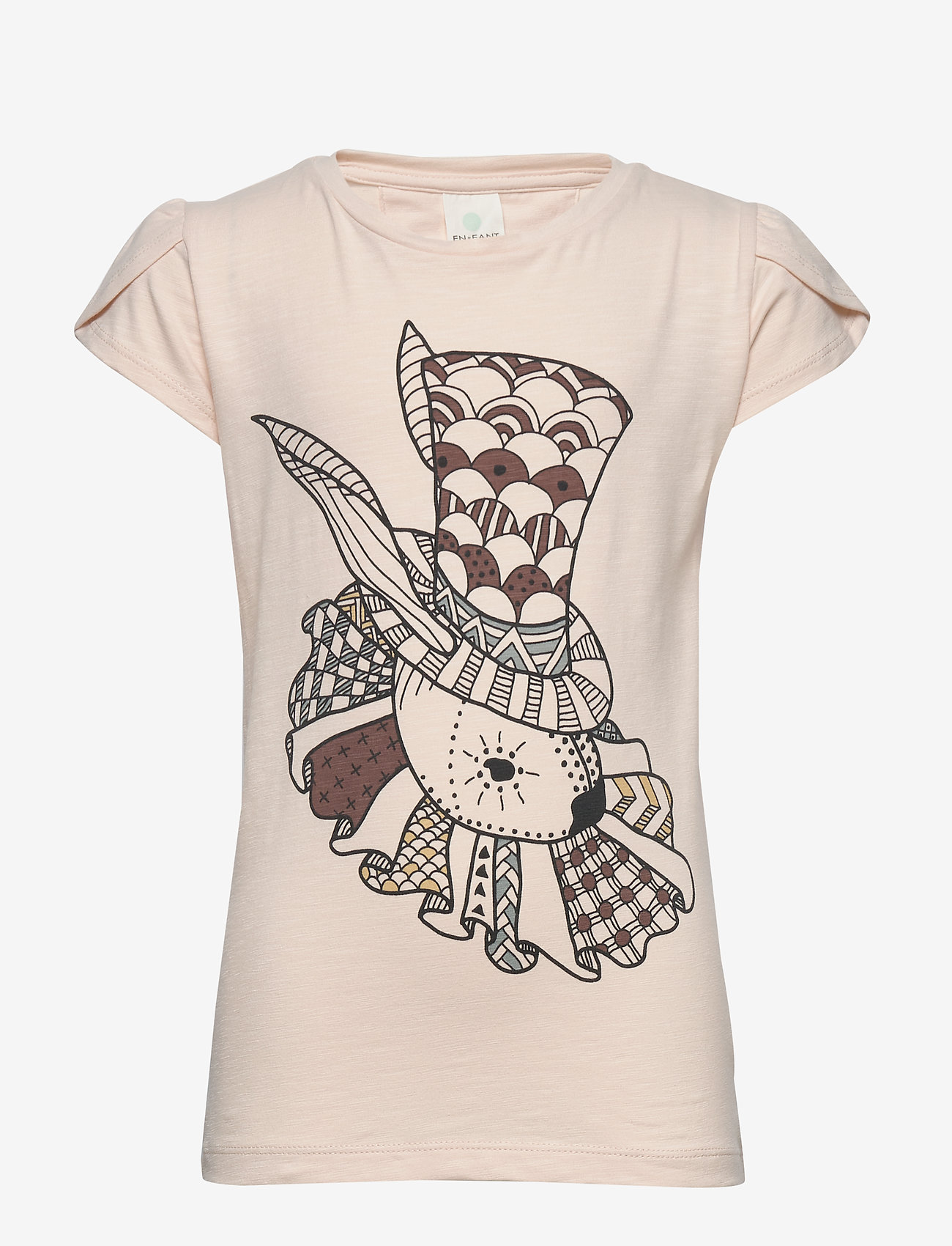 En Fant - Gate SS T-Shirt - kortærmede t-shirts - shell - 0
