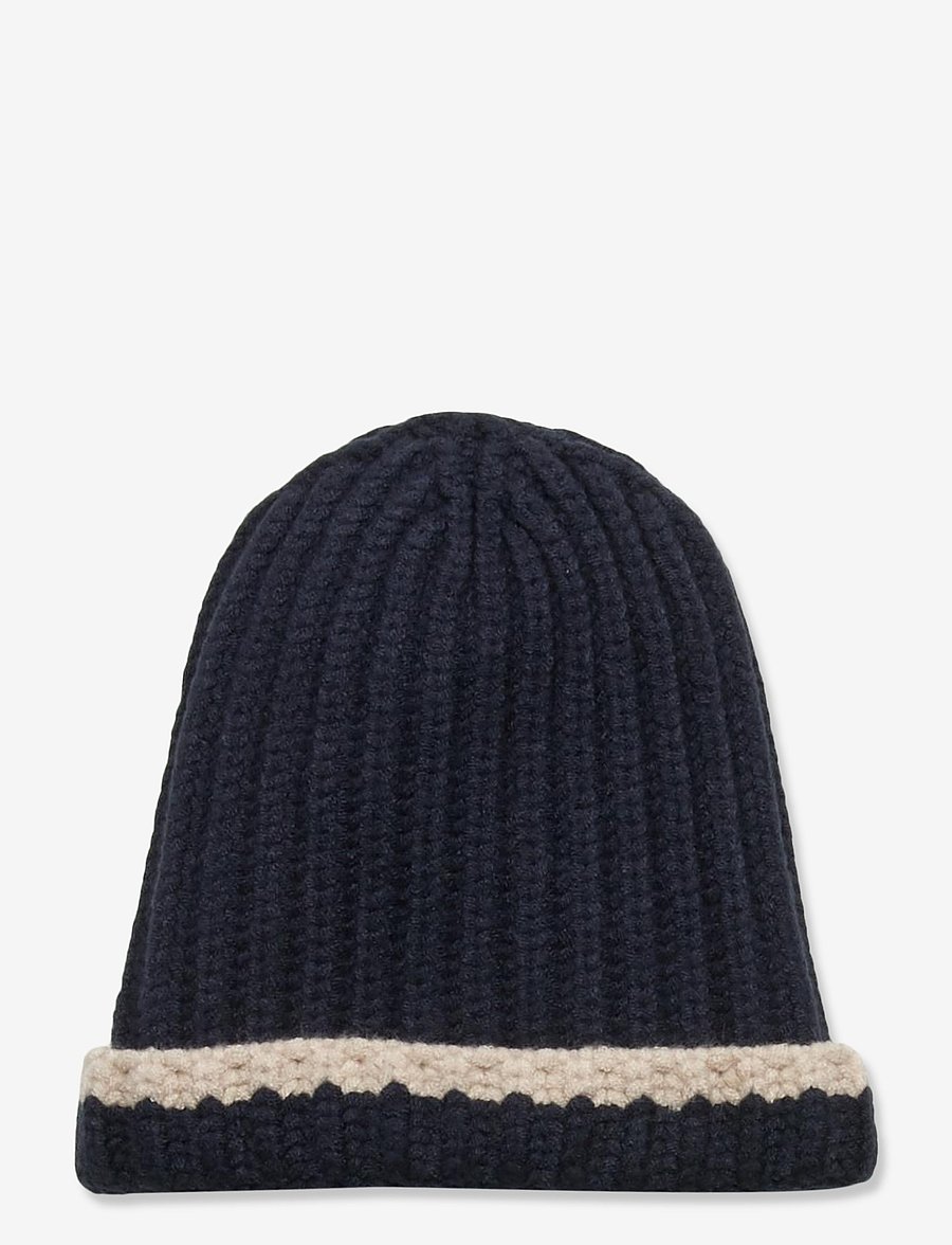 En Fant - Horizon Knit Hat - adītas cepures - dark navy - 0