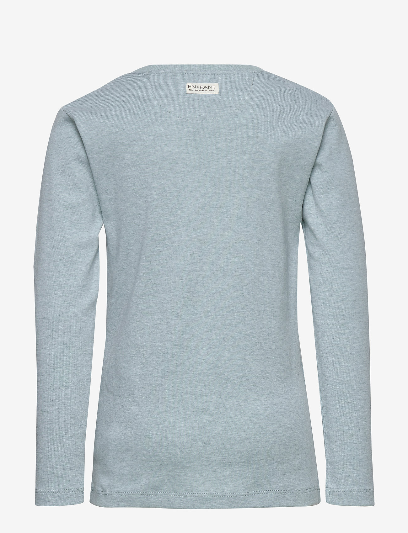 En Fant - Horizon LS Top-Oekotex - long-sleeved t-shirts - puritan gray - 1