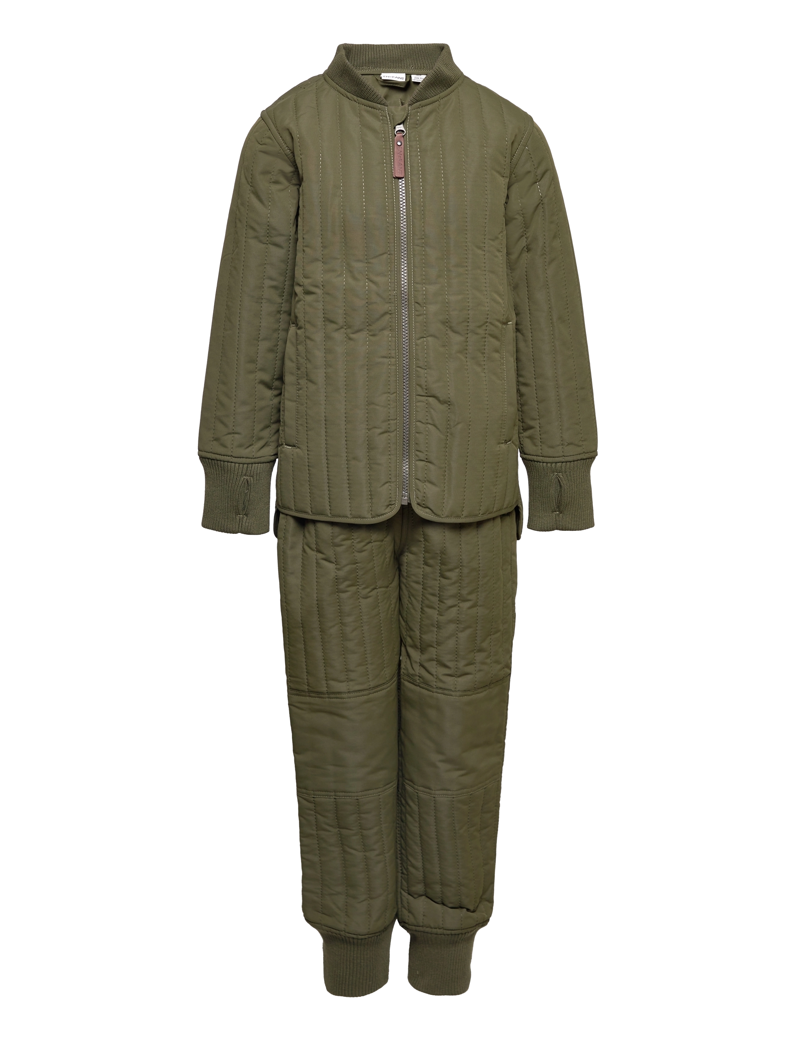 En Fant Thermal Set Solid, 104, Thermo Oberbekleidung, Khakigrün - Sets, Kinder