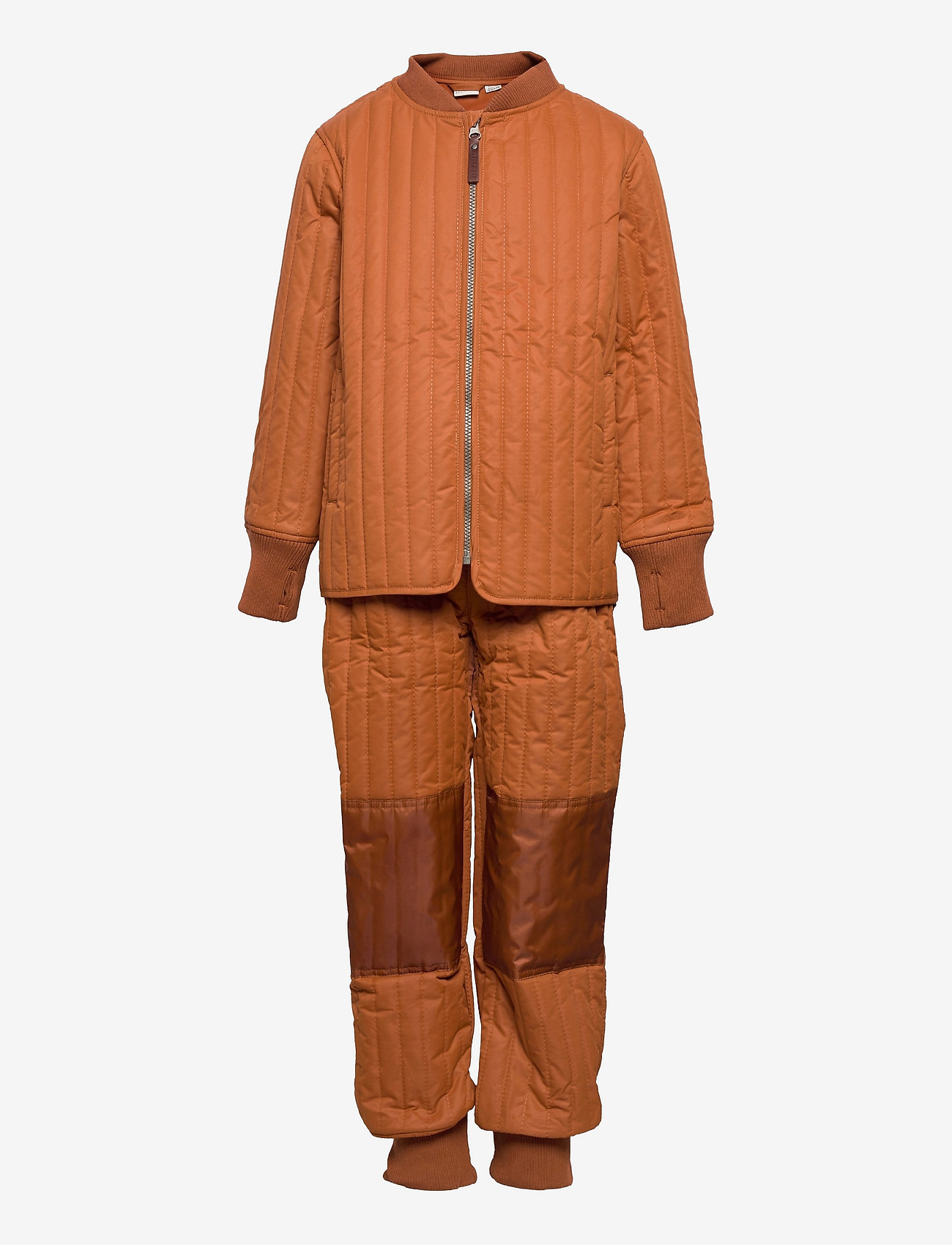 En Fant - Thermal Set solid - termoställ - leather brown - 0