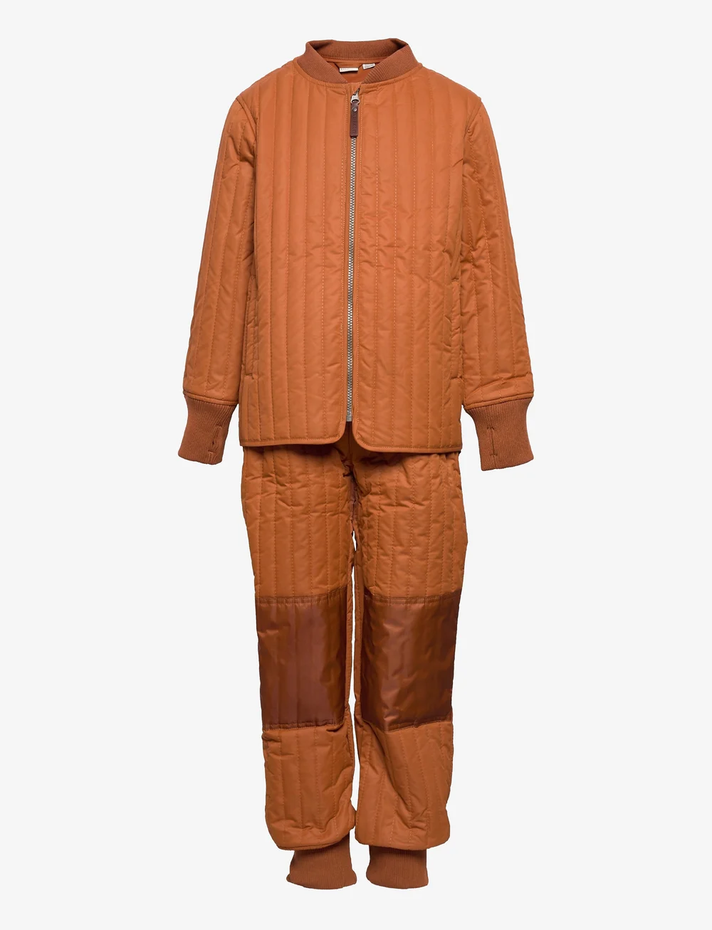 En Fant - Thermal Set solid - kevyttoppapuvut - leather brown - 0