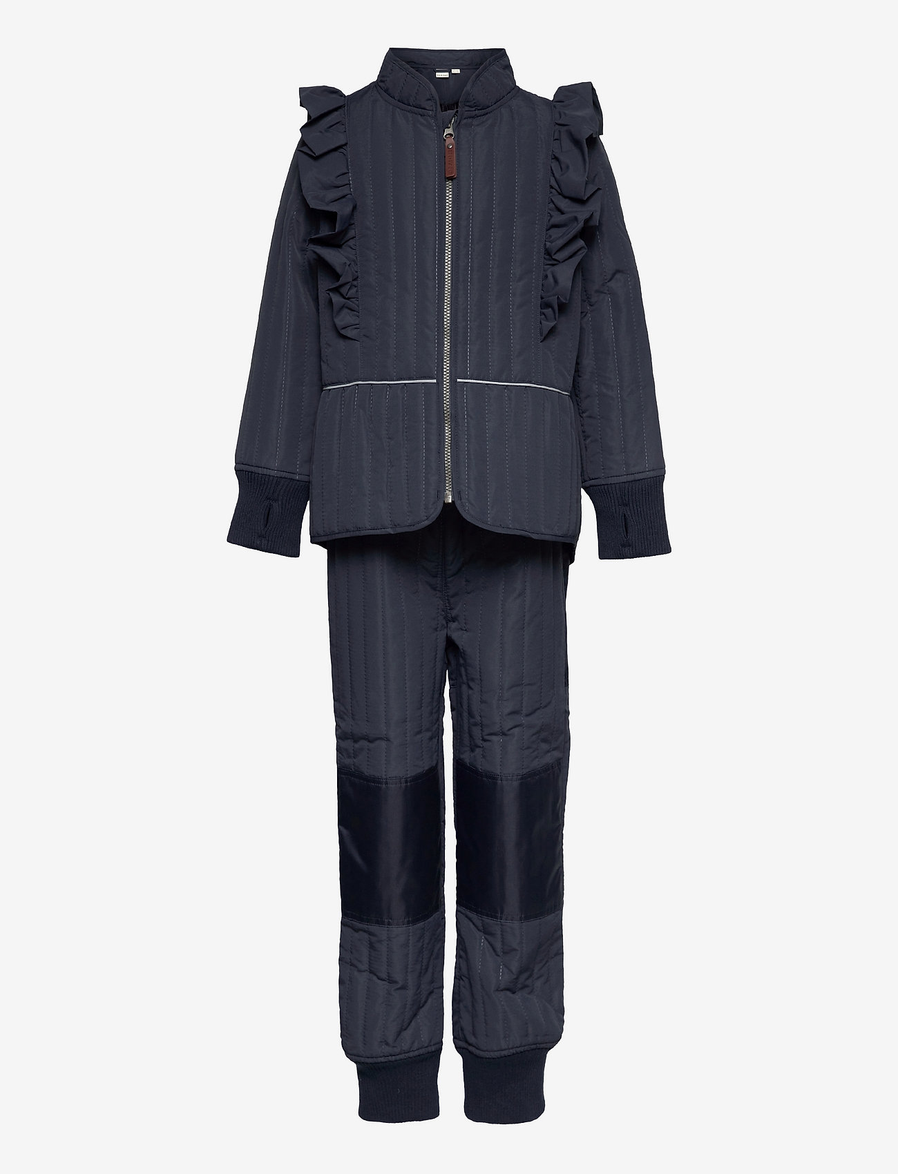 En Fant - Thermal Set girl - Solid - termosæt - blue night - 0