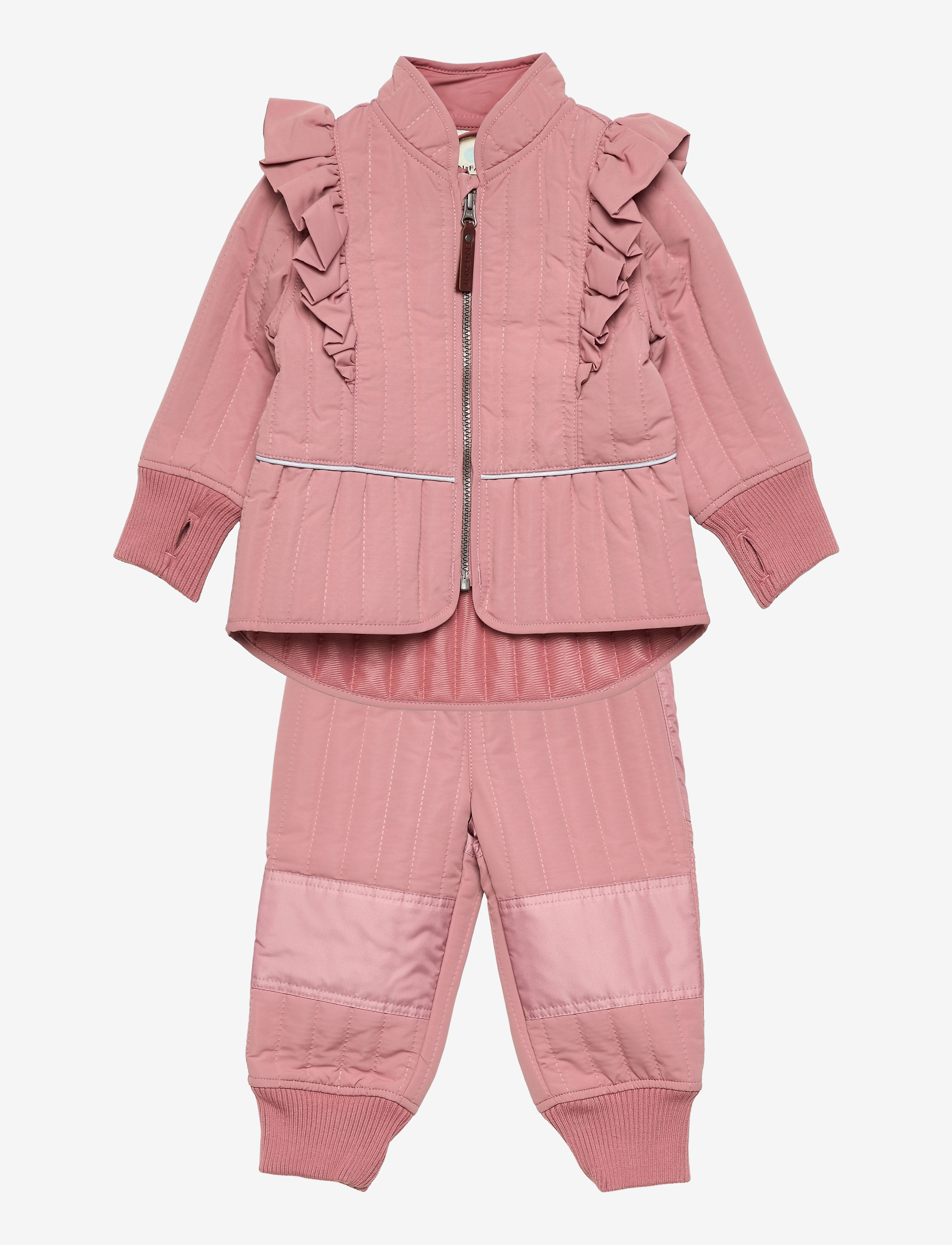 En Fant Thermal Set Girl Solid, 98, Thermo Oberbekleidung, Rosa - Sets, Kinder