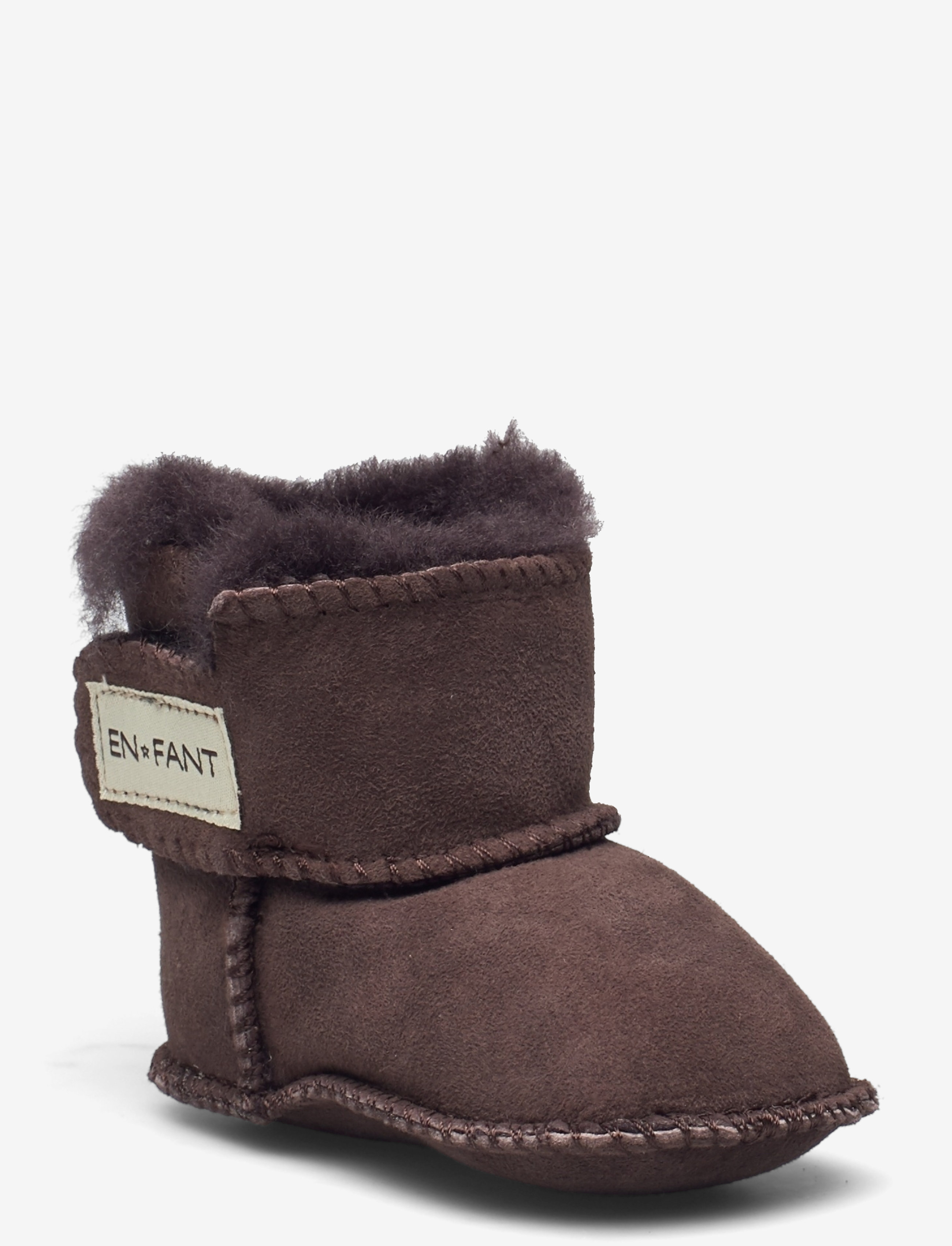 EN FANT Sheepskin Bootee Braun - 104 - Kinder