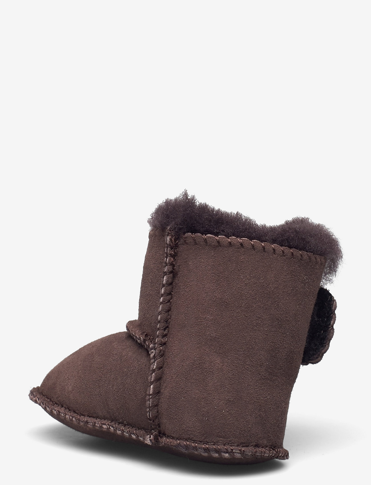 En Fant - Sheepskin Bootee - baby booties - -03 brown - 2