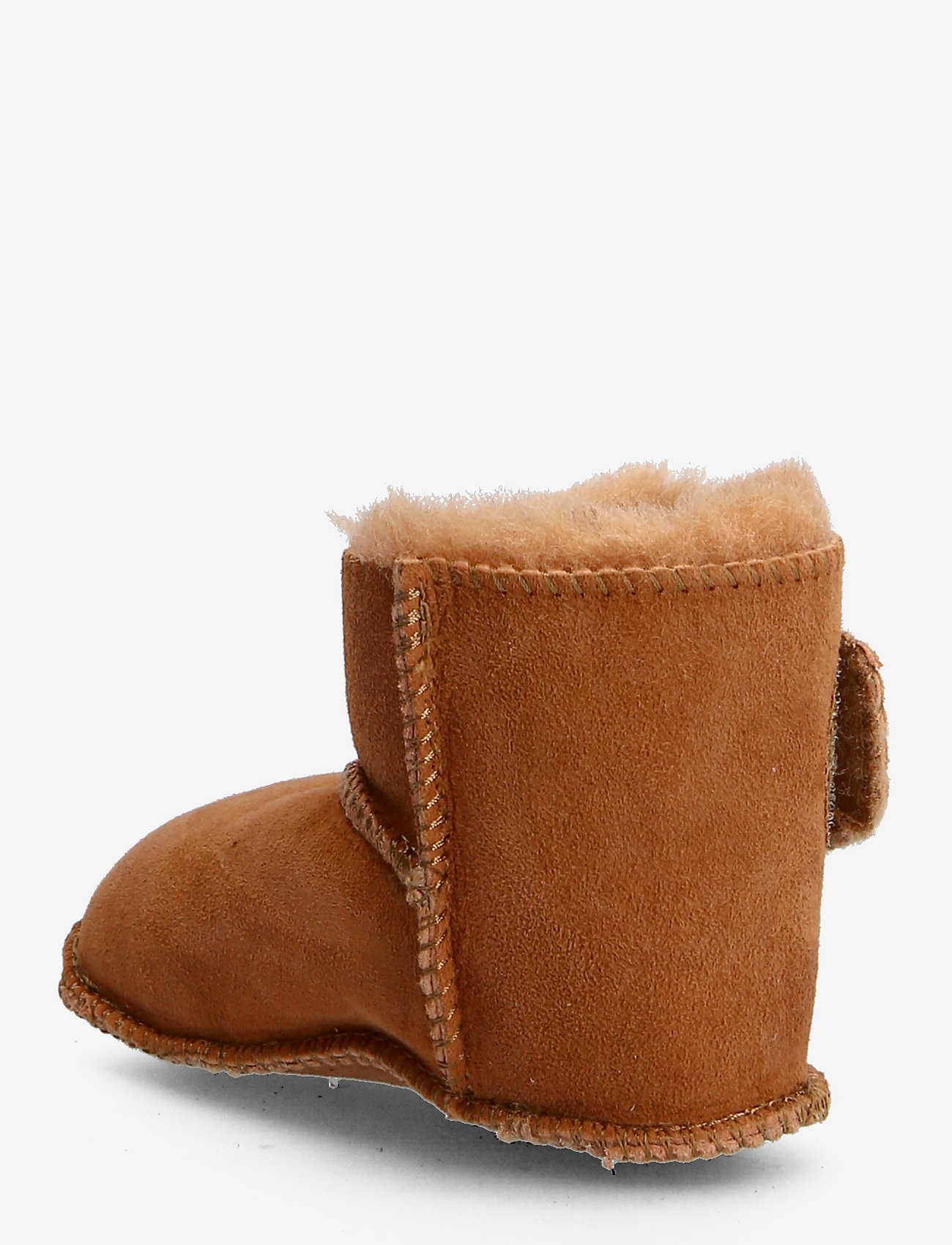 En Fant - Sheepskin Bootee - babystrikstøvler - leather brown - 2