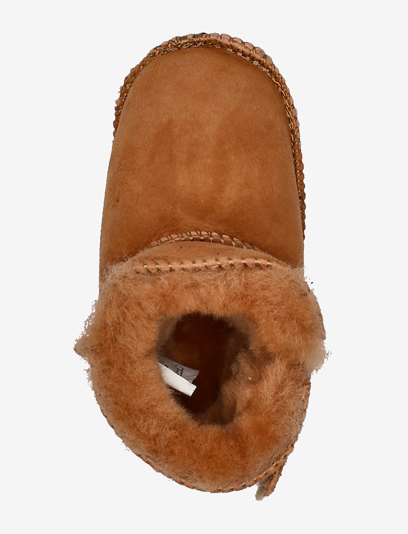 En Fant - Sheepskin Bootee - babystrikstøvler - leather brown - 3