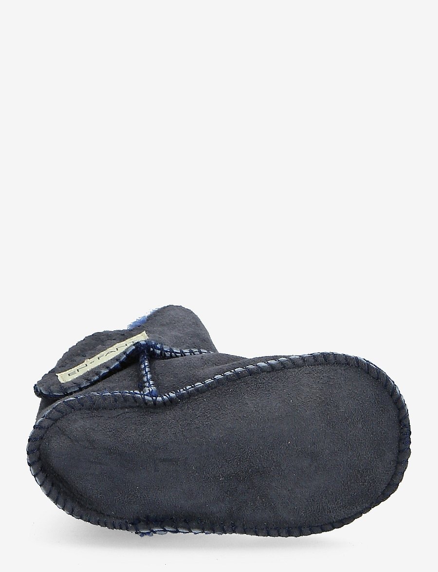 En Fant - Sheepskin Bootee - baby tossor - navy - 4