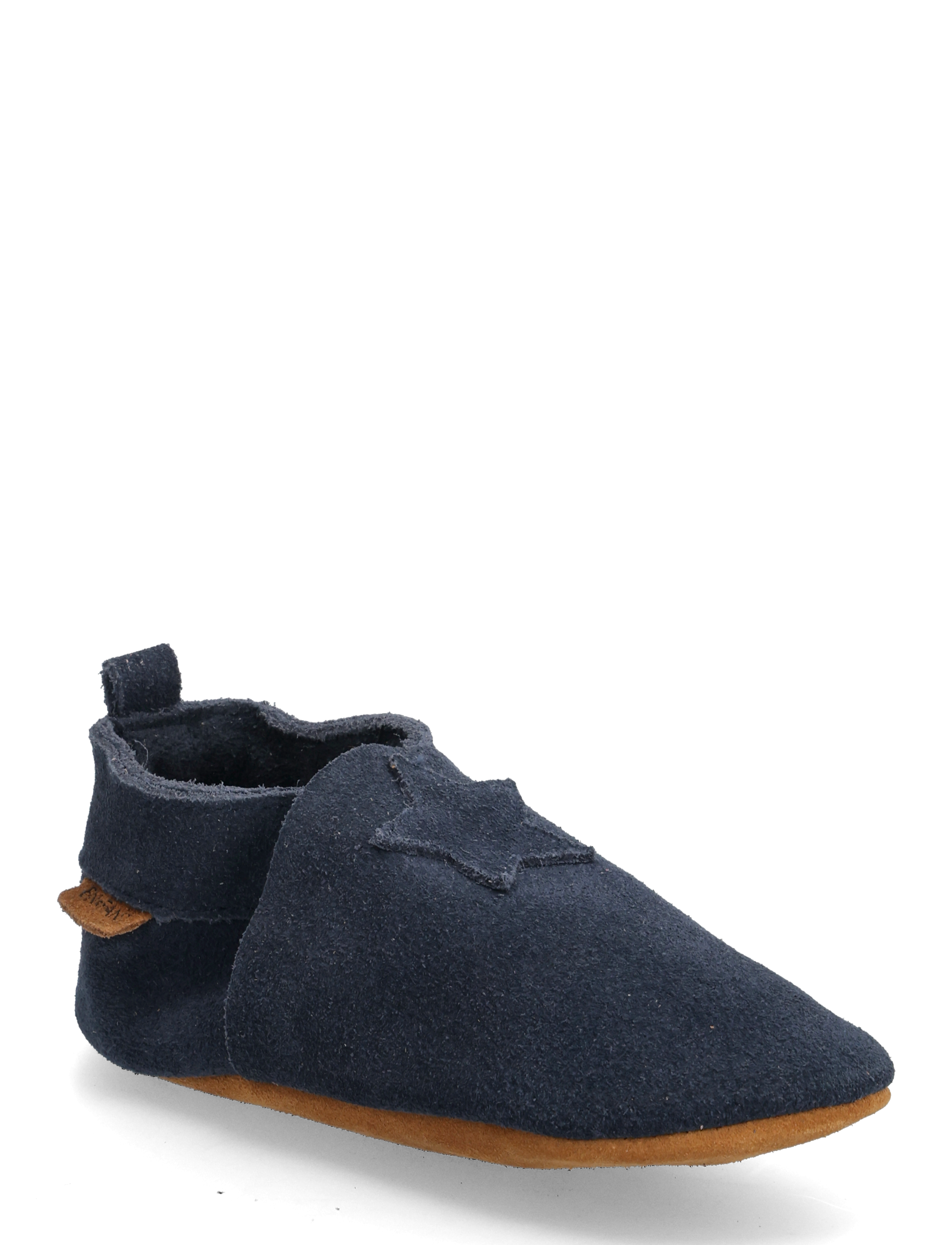 En Fant Elastic Slipper Suede, 24, Schuhe, Marineblau - Slippers & Indoor Kinder