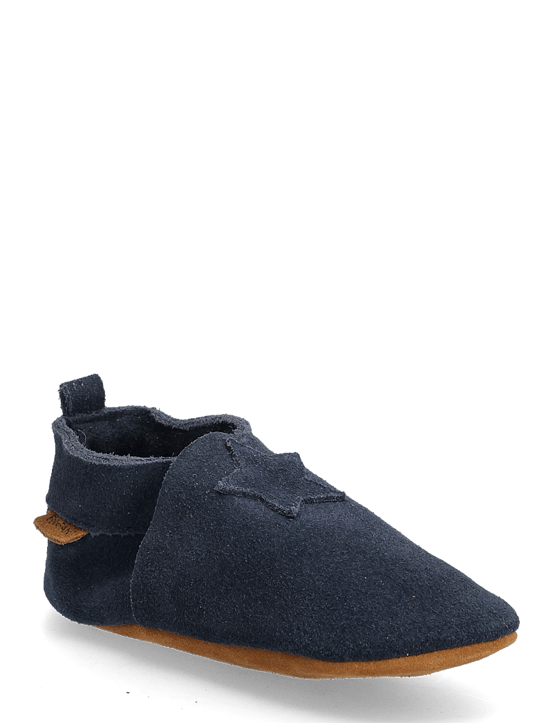 En Fant - Elastic Slipper Suede - hausschuhe - blue night - 0