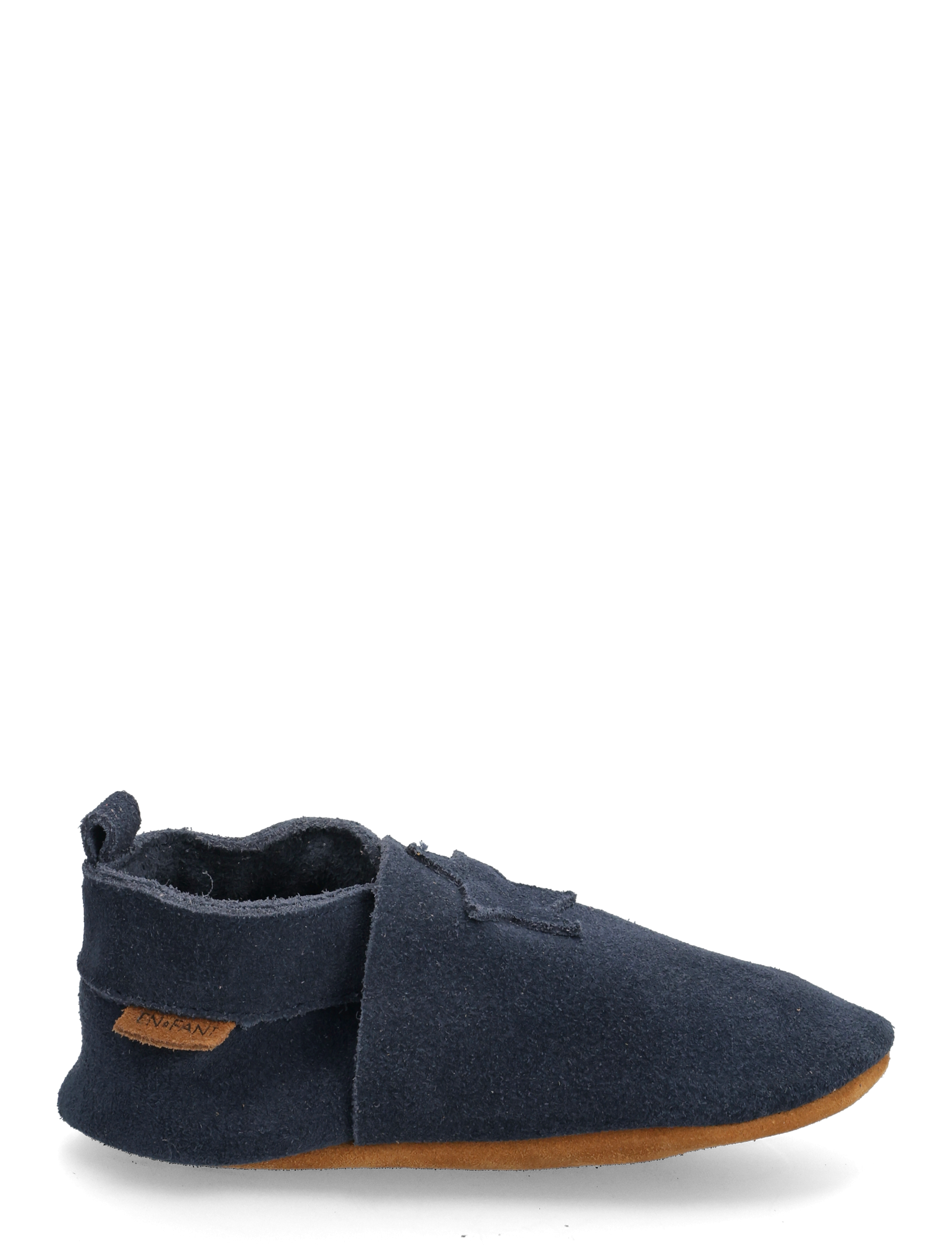 En Fant - Elastic Slipper Suede - hjemmesko - blue night - 1