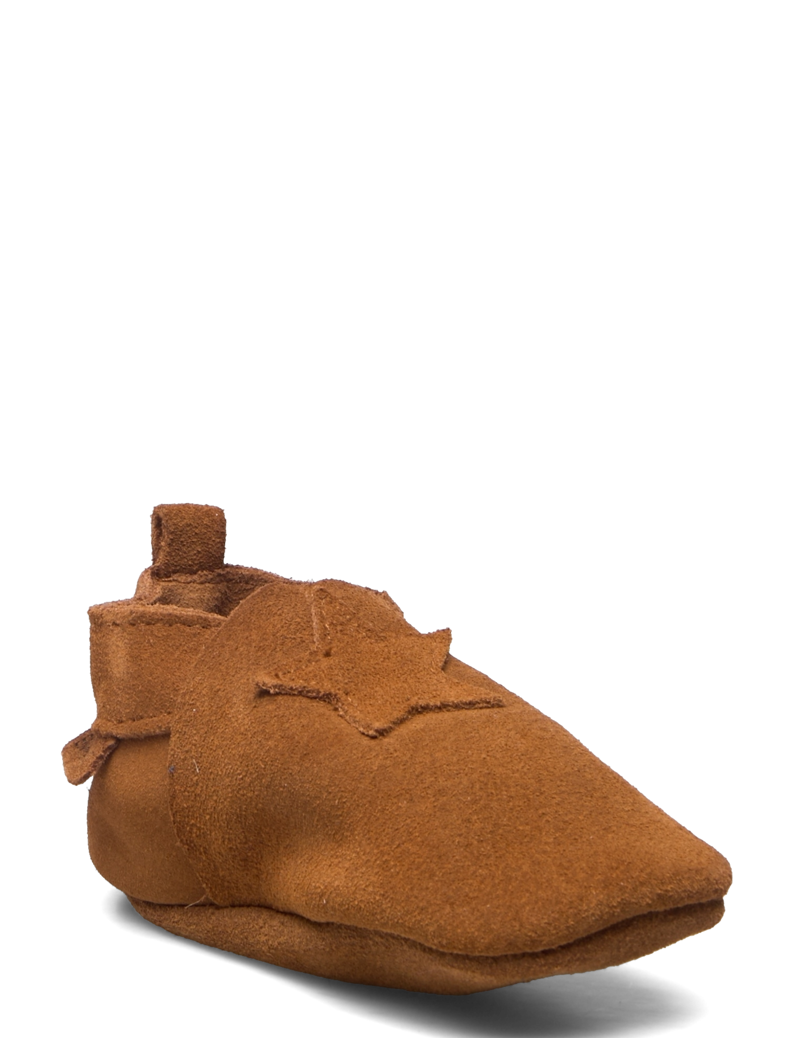 En Fant Elastic Slipper Suede, 22, Schuhe, Braun - Slippers & Indoor Kinder