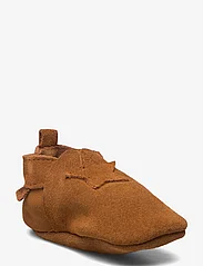 En Fant - Elastic Slipper Suede - najniższe ceny - leather brown - 0
