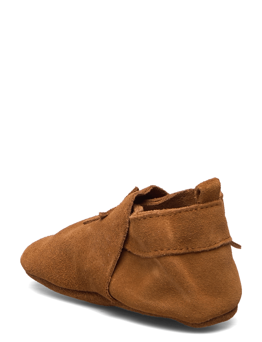 En Fant - Elastic Slipper Suede - domowe - leather brown - 2