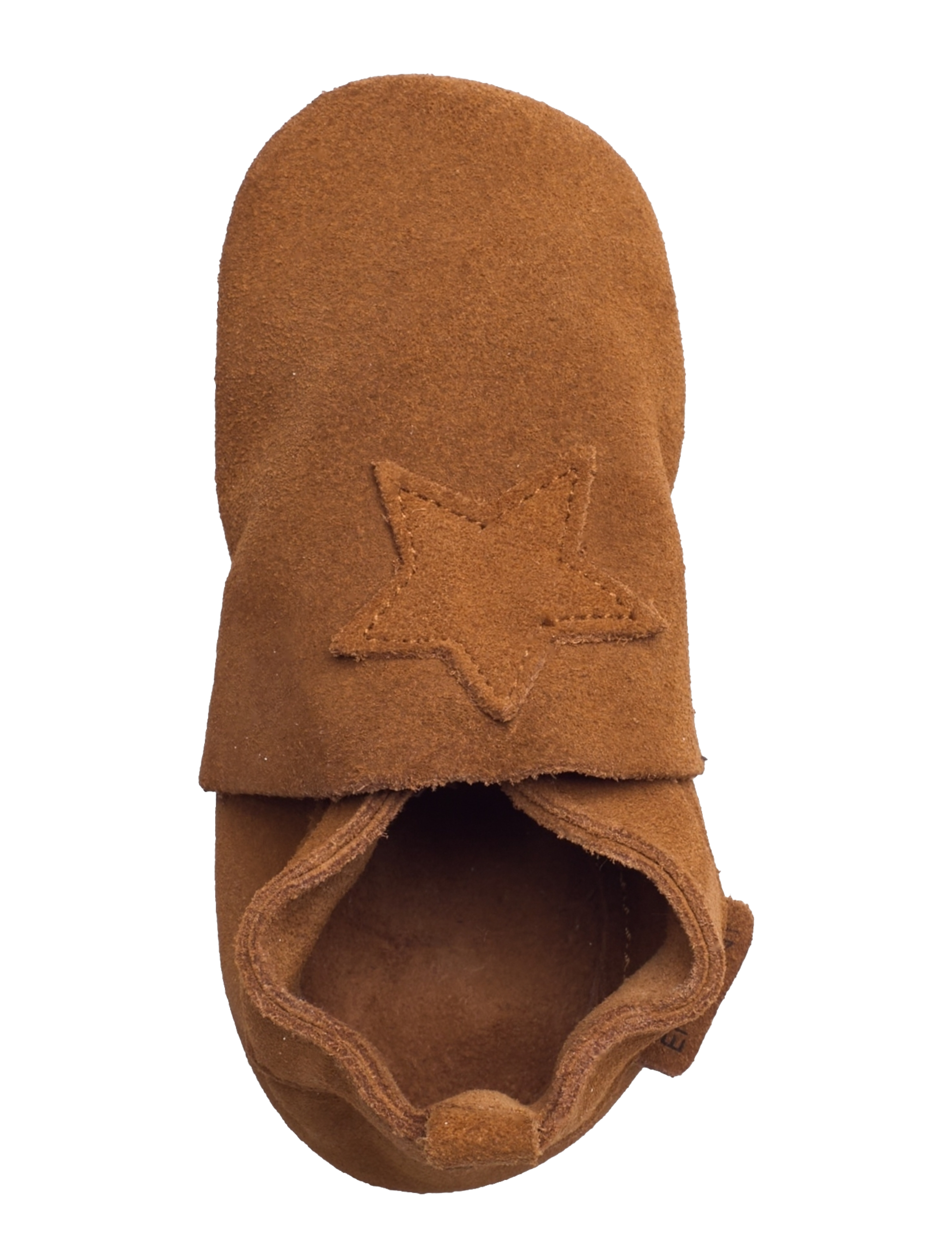 En Fant - Elastic Slipper Suede - hausschuhe - leather brown - 3