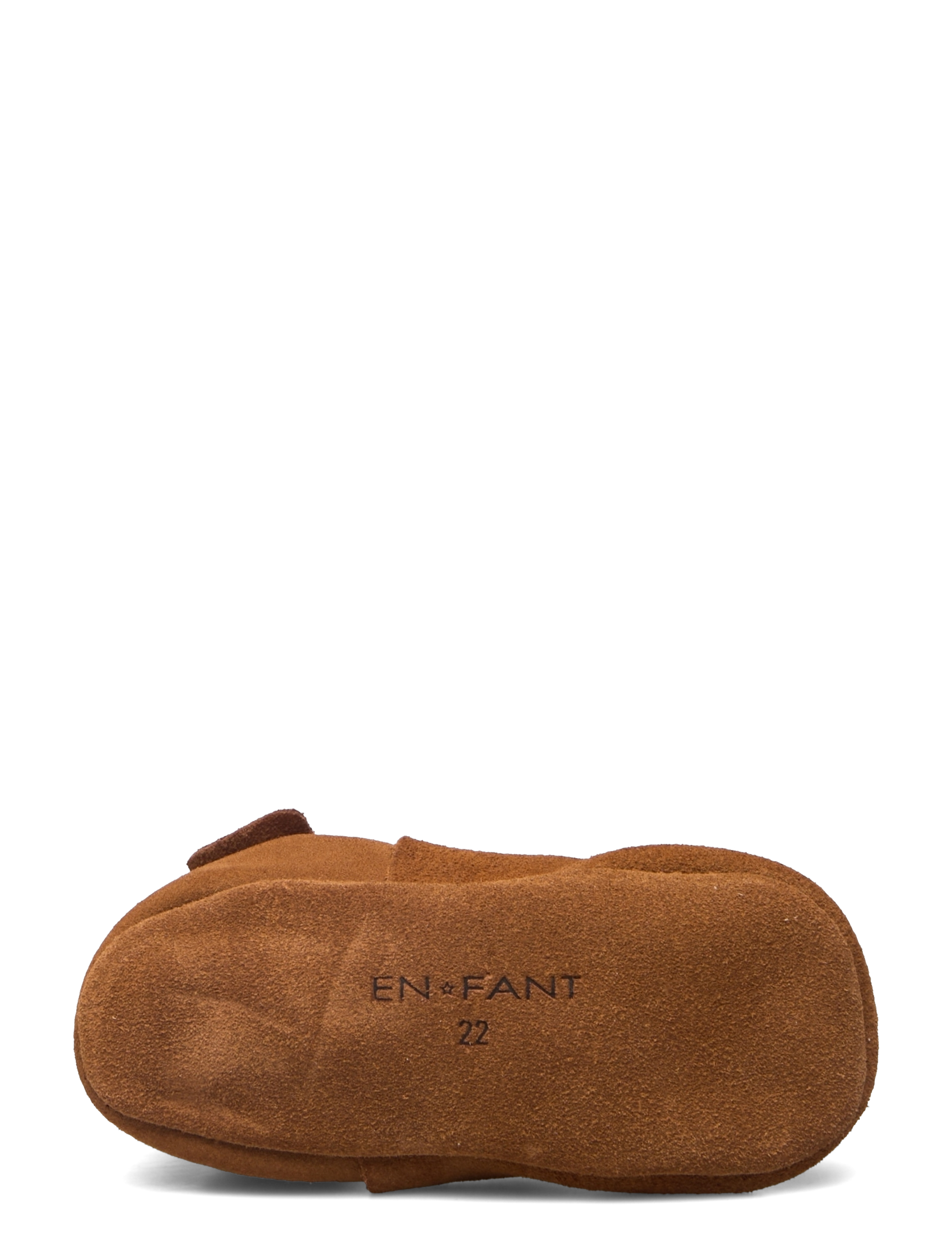 En Fant - Elastic Slipper Suede - hausschuhe - leather brown - 4