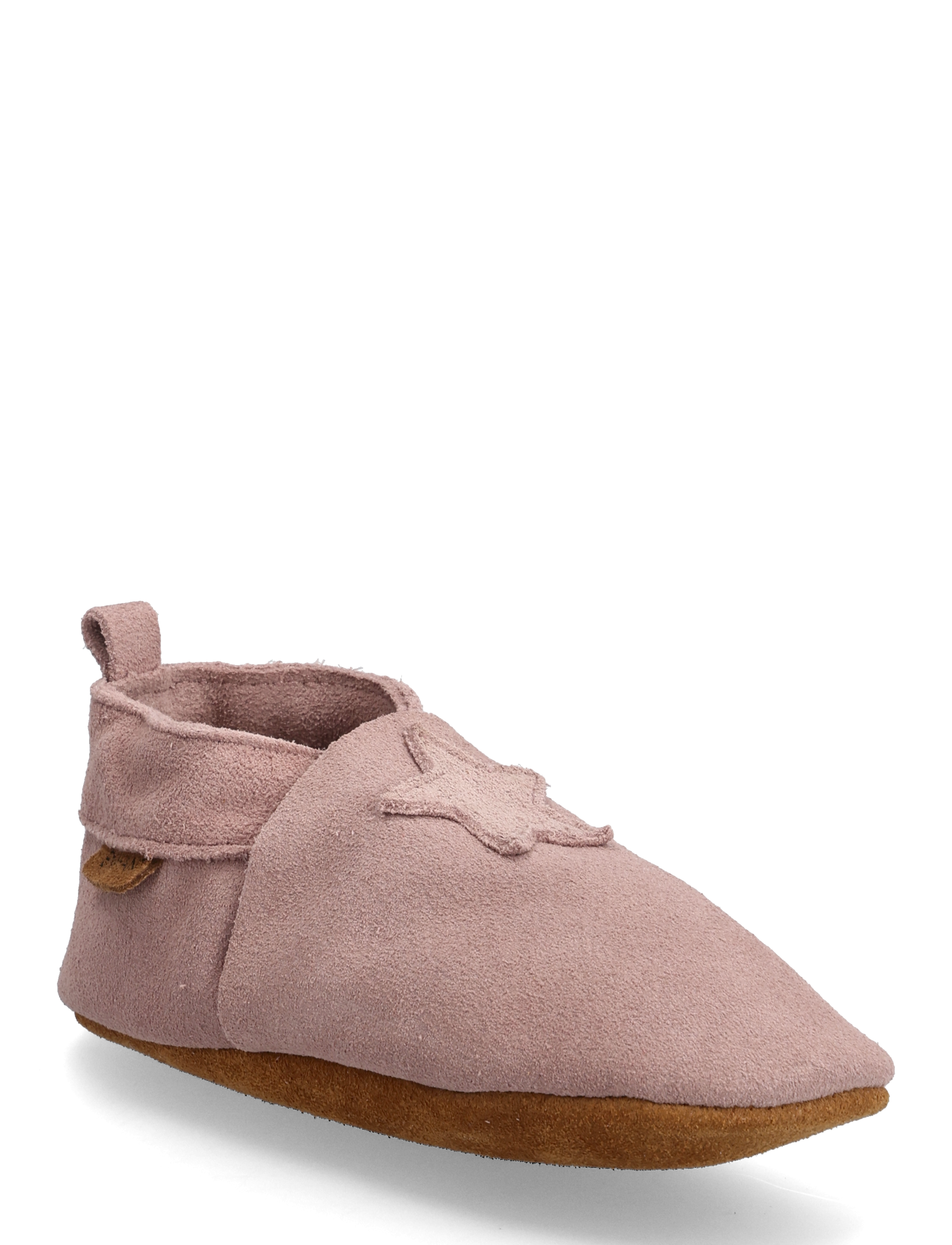 En Fant Elastic Slipper Suede, 24, Schuhe, Rosa - Slippers & Indoor Kinder