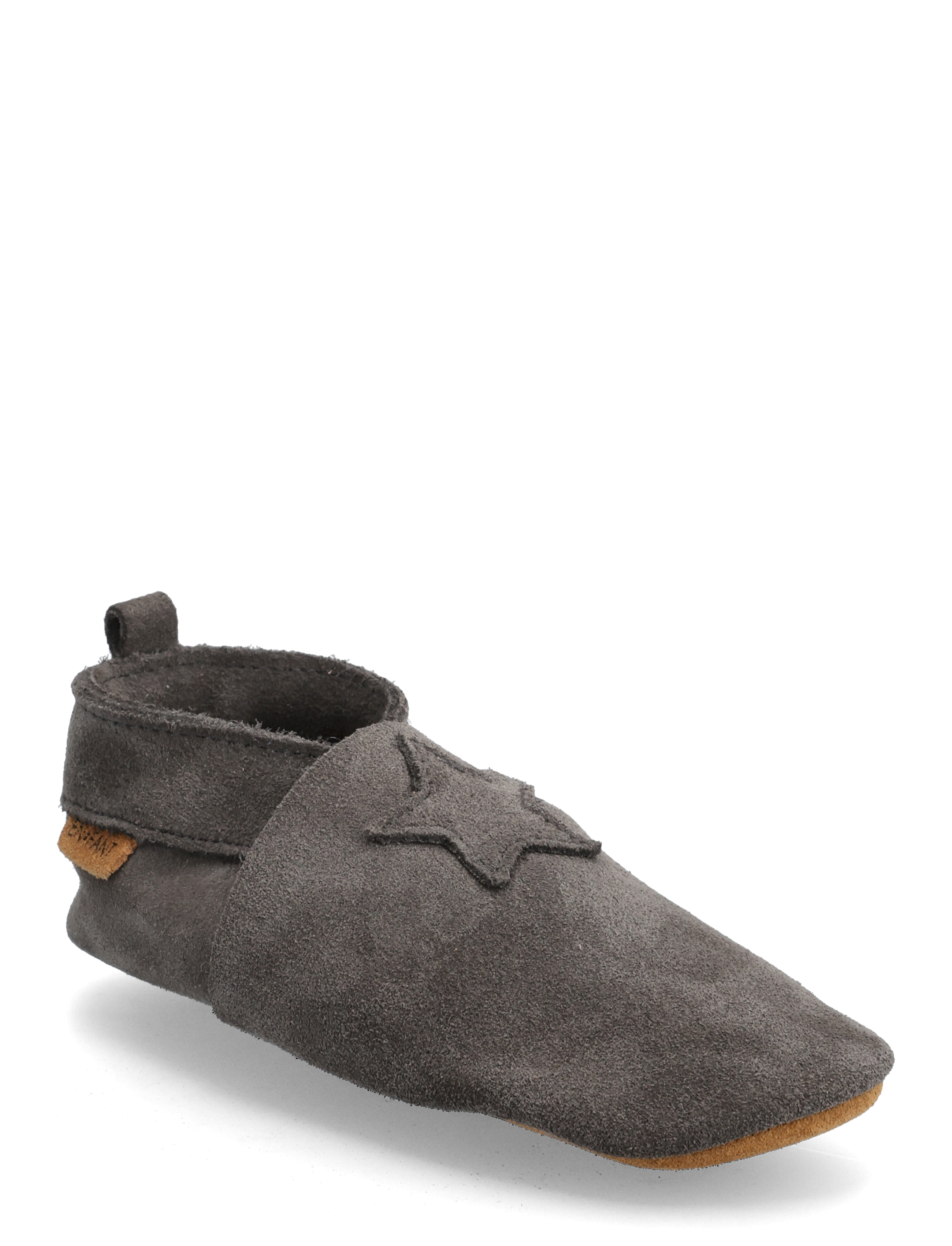 En Fant Elastic Slipper Suede, 18, Schuhe, Schwarz - Slippers & Indoor Kinder