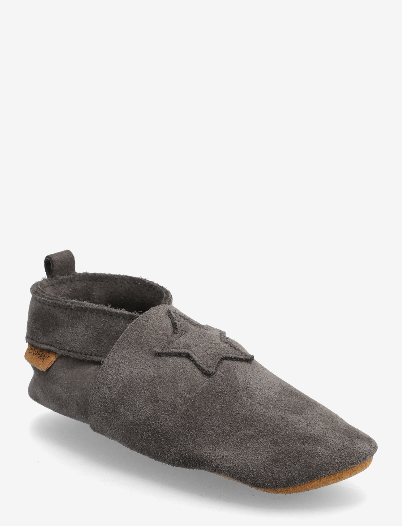 En Fant - Elastic Slipper Suede - hjemmesko - pewter - 0