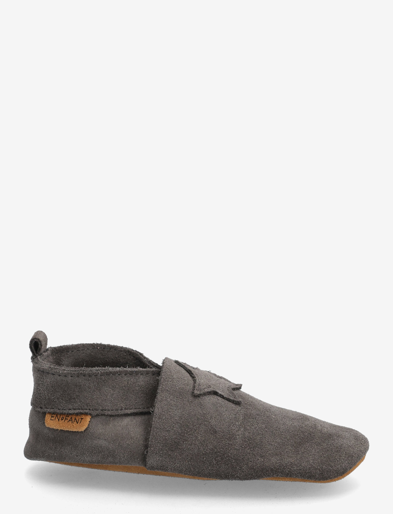 En Fant - Elastic Slipper Suede - hjemmesko - pewter - 1