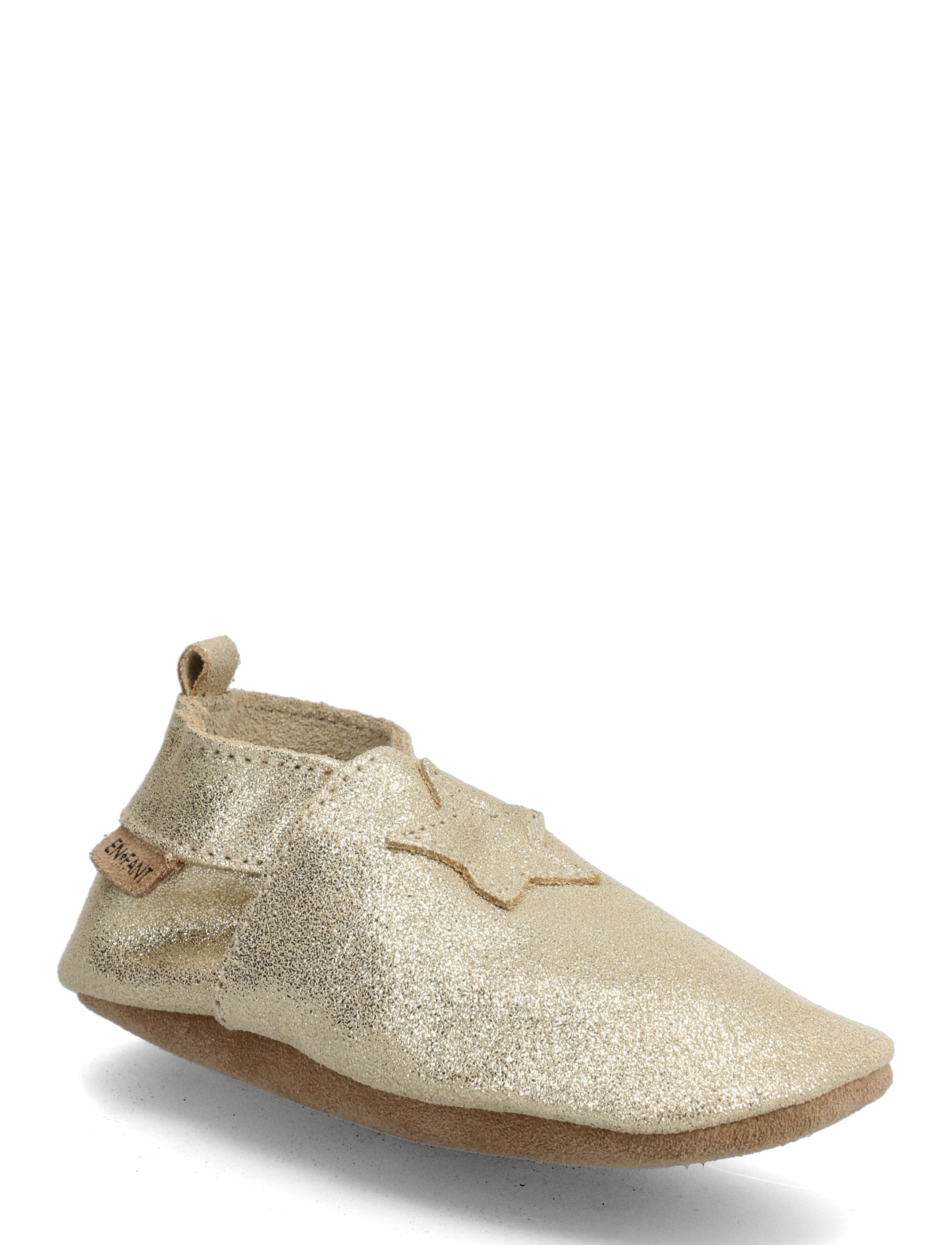 En Fant Elastic Slipper, 24, Schuhe, Gold - Slippers & Indoor Kinder