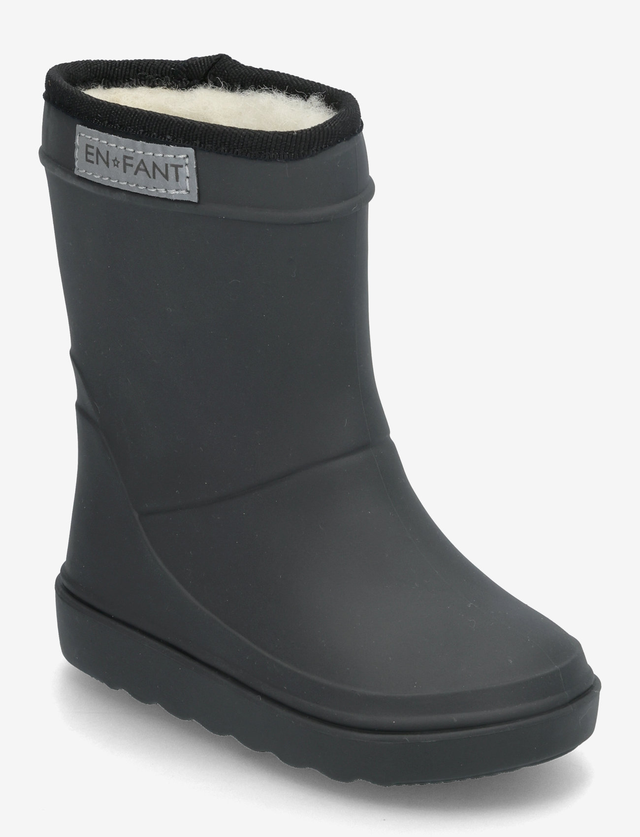 En Fant - Thermo Boots - gummistøvler med for - black - 0