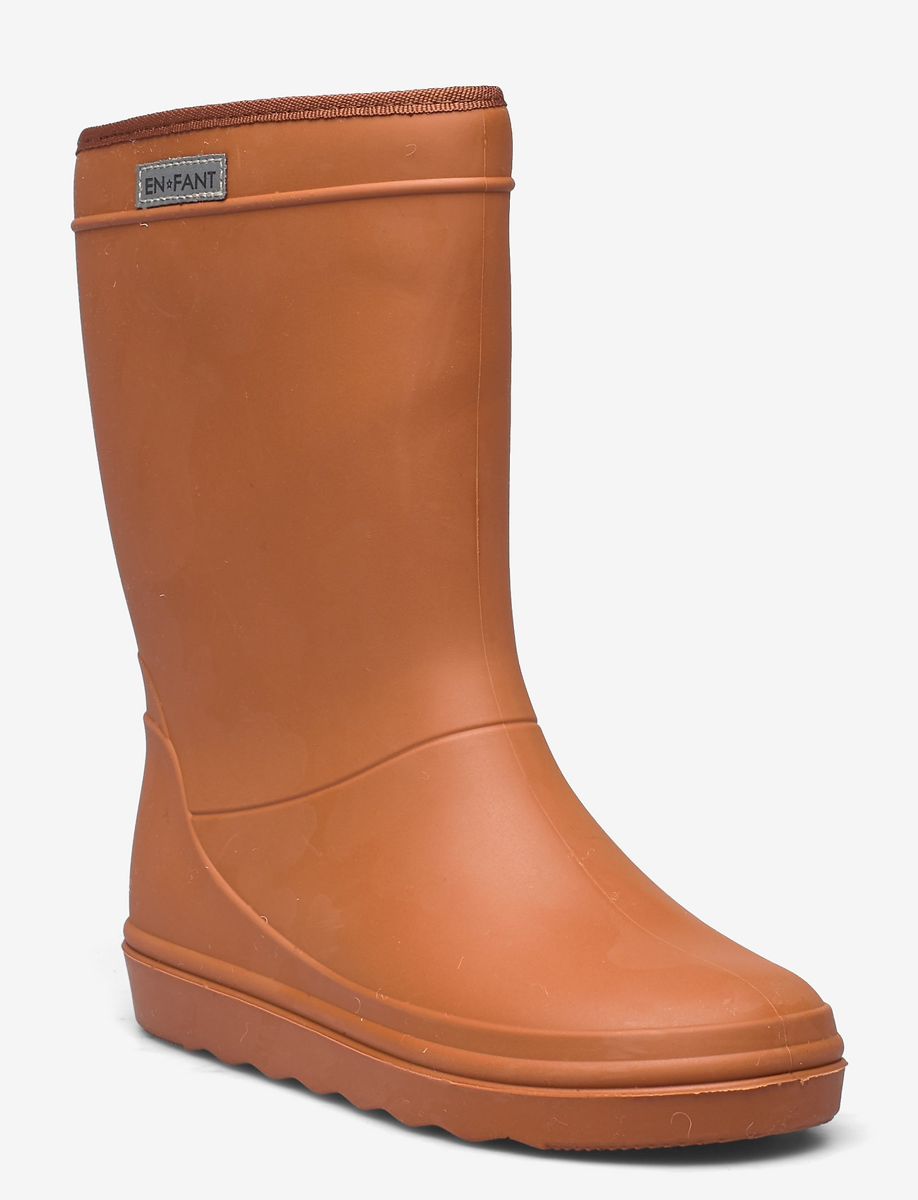 En Fant - Thermo Boots - guminiai batai su pamušalu - leather brown - 0
