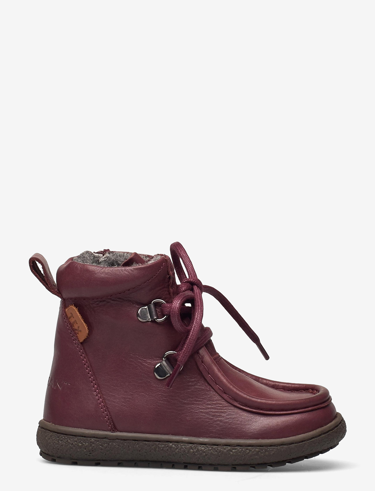 En Fant - Lace/Zip Tex Leather - stövlar & kängor - bordeaux - 1