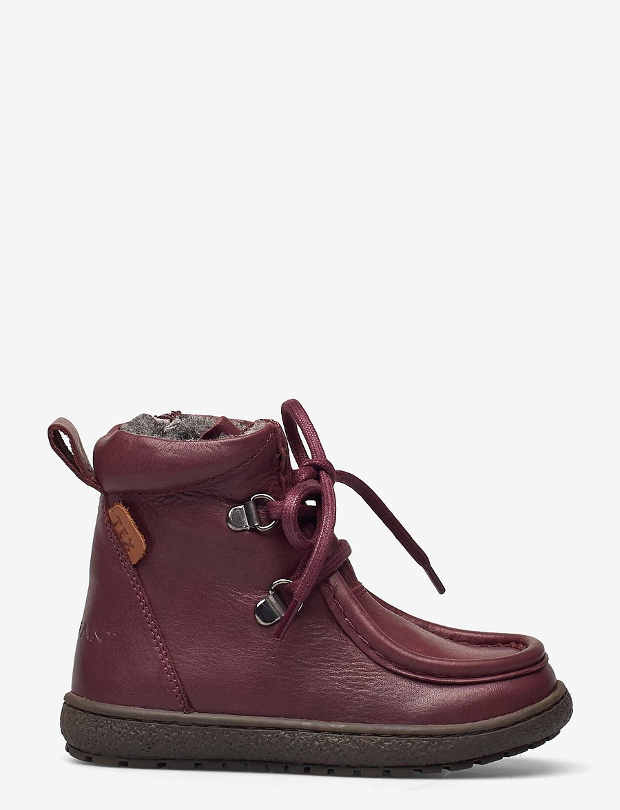 En Fant - Lace/Zip Tex Leather - stiefel - bordeaux - 1