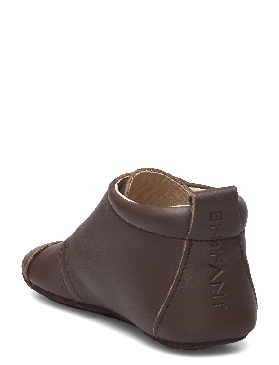 En Fant - Baby Leather slippers - hausschuhe - 105 brown - 2
