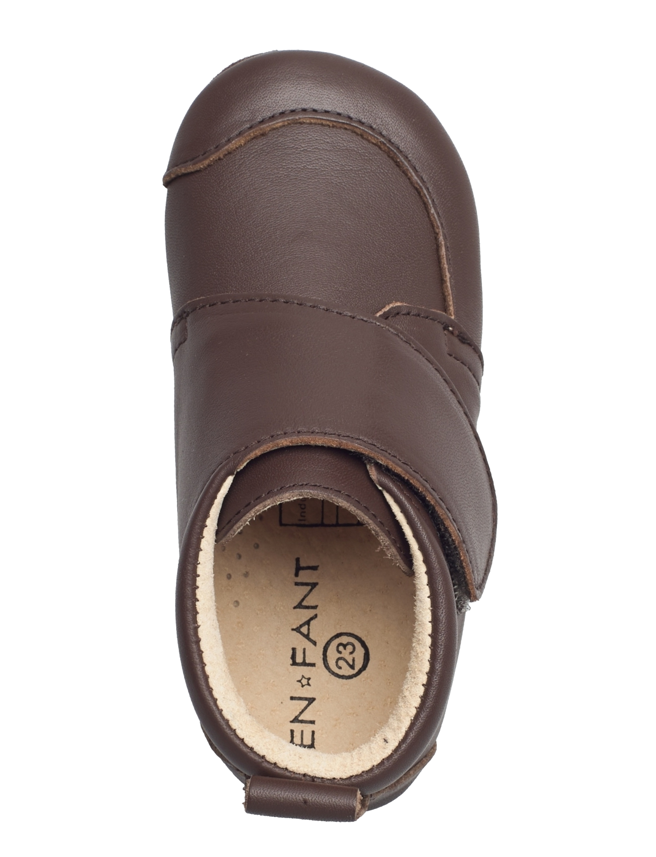 En Fant - Baby Leather slippers - hjemmesko - 105 brown - 3