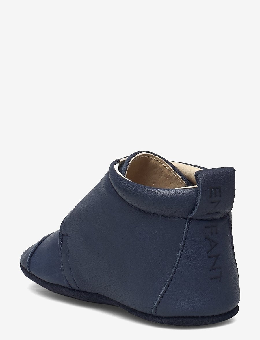 En Fant - Baby Leather slippers - hausschuhe - blue night - 2