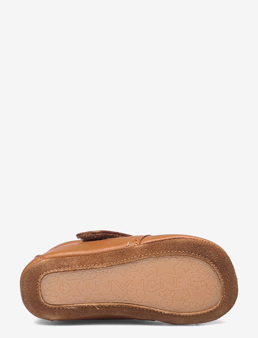 En Fant - Baby Leather slippers - hausschuhe - leather brown - 4