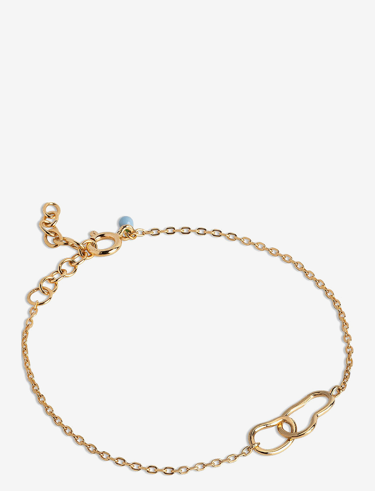 Enamel Copenhagen - Bracelet, Organic Double Circle - 925s/gp - 1