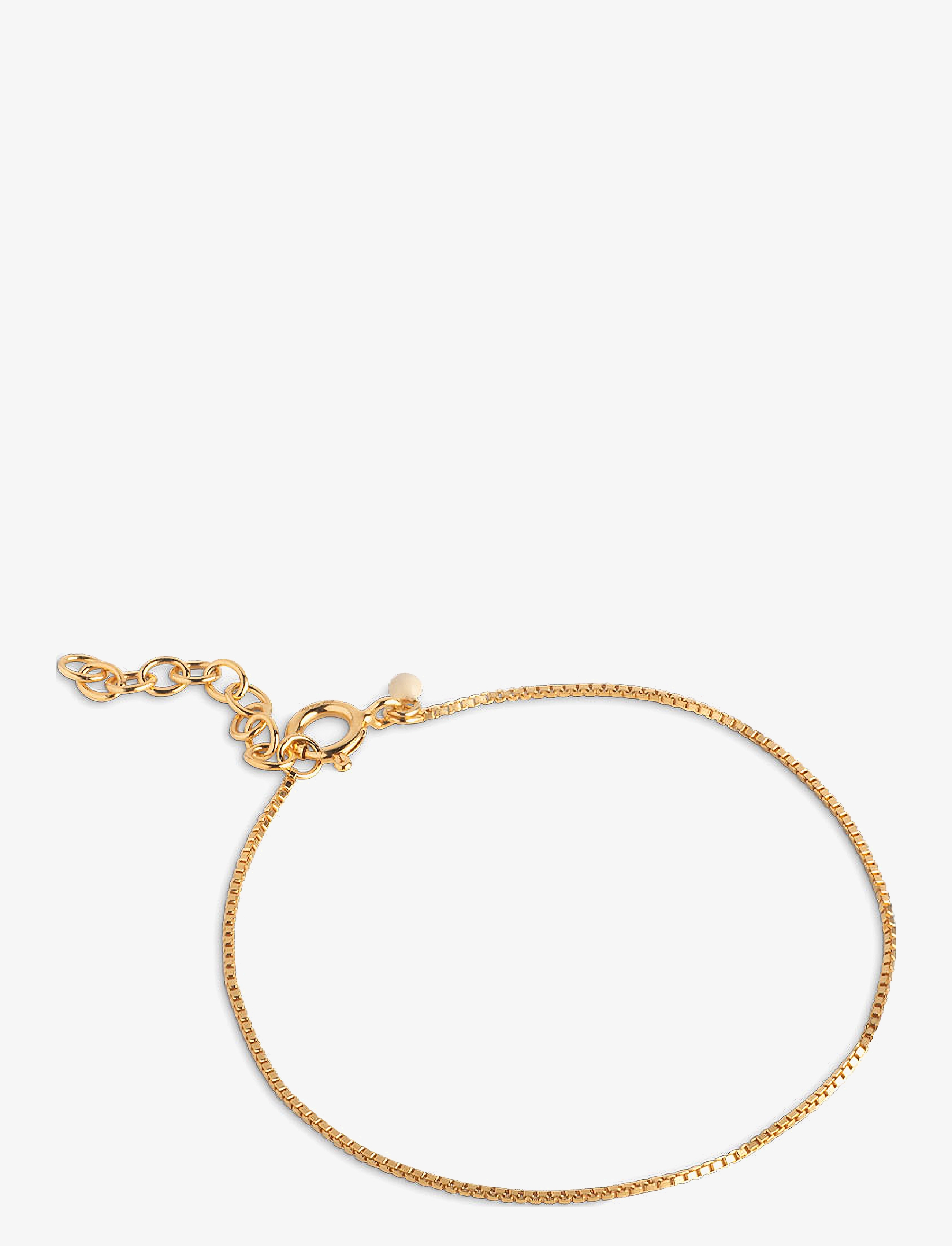 Enamel Copenhagen - Bracelet, Box Chain 0,8 mm - gold - 1