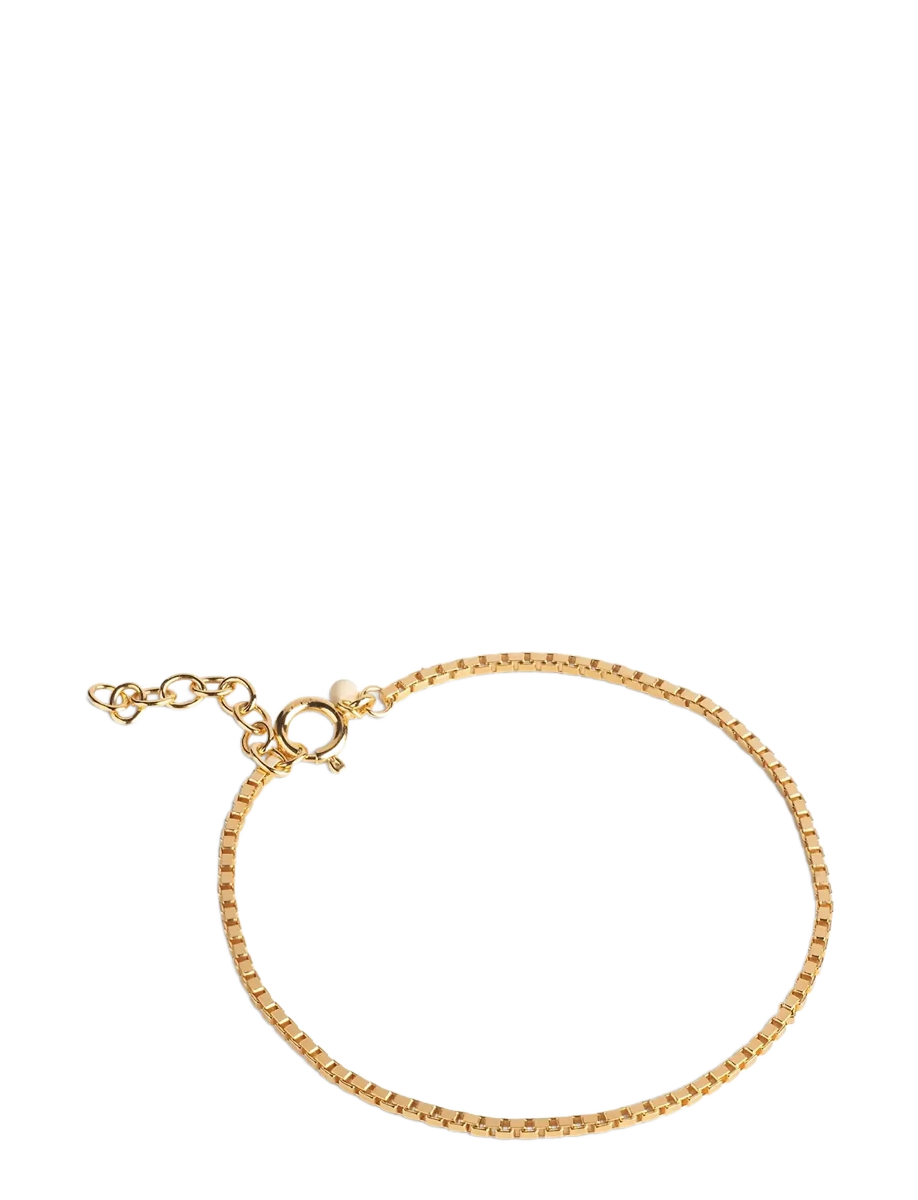 Enamel Copenhagen Bracelet, Box Chain 1,45 mm - Enamel Copenhagen - 925S/GP / gold