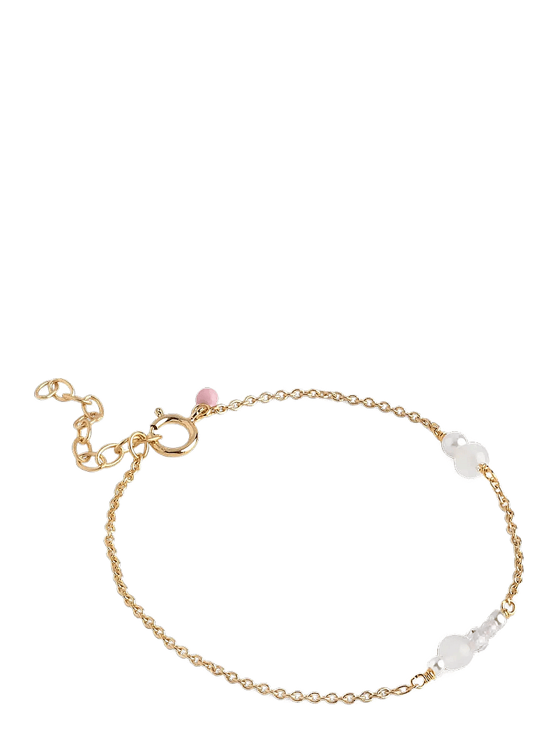Enamel Copenhagen - Sofia Bracelet - kettenarmbänder - white and pearls - 1